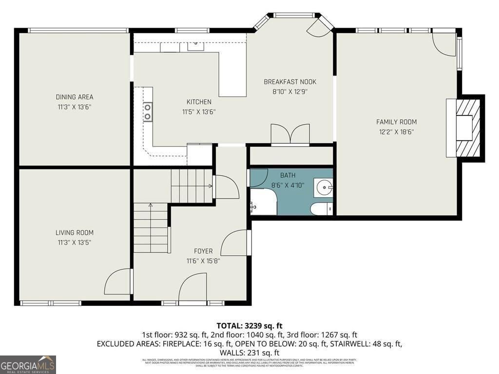 489 Broadstone Way in Brookstone III offers 7 bedrooms and 5 baths, in – image 35