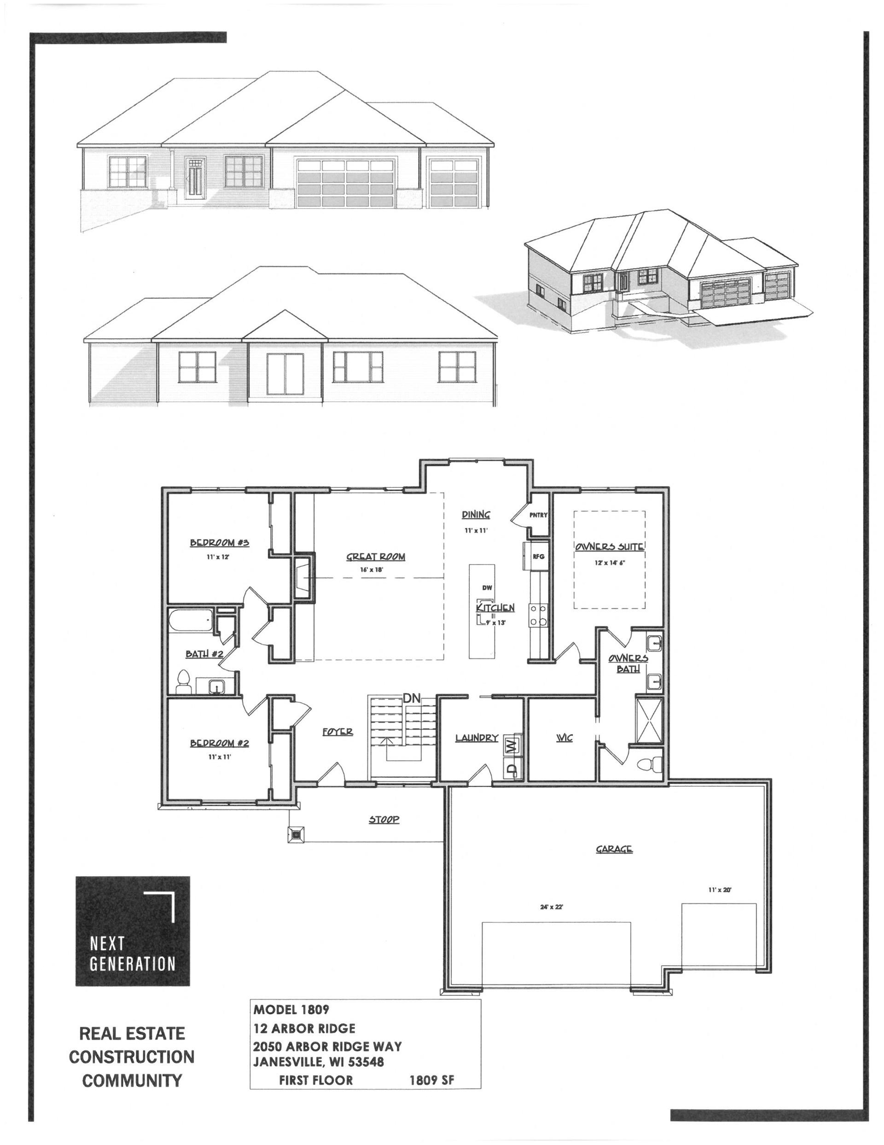 2050 2050 Arbor Ridge Way, Janesville, Wisconsin, 53548, USA, 3 Bedrooms Bedrooms, ,2 BathroomsBathrooms,Residential,For Sale,2050 Arbor Ridge Way,2016440