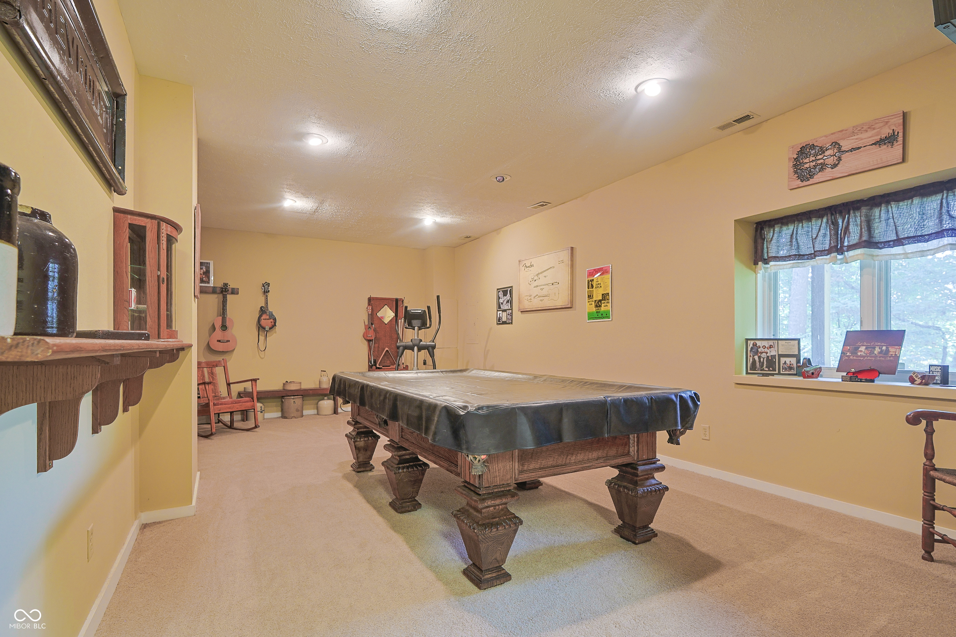 Custom red oak timber-frame home with Lake Monroe views, located in Sa – image 44