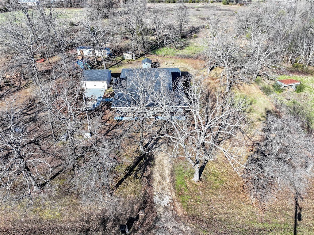Oklahoma Hwy 59 South through Watts, just before the first bridge turn – image 31