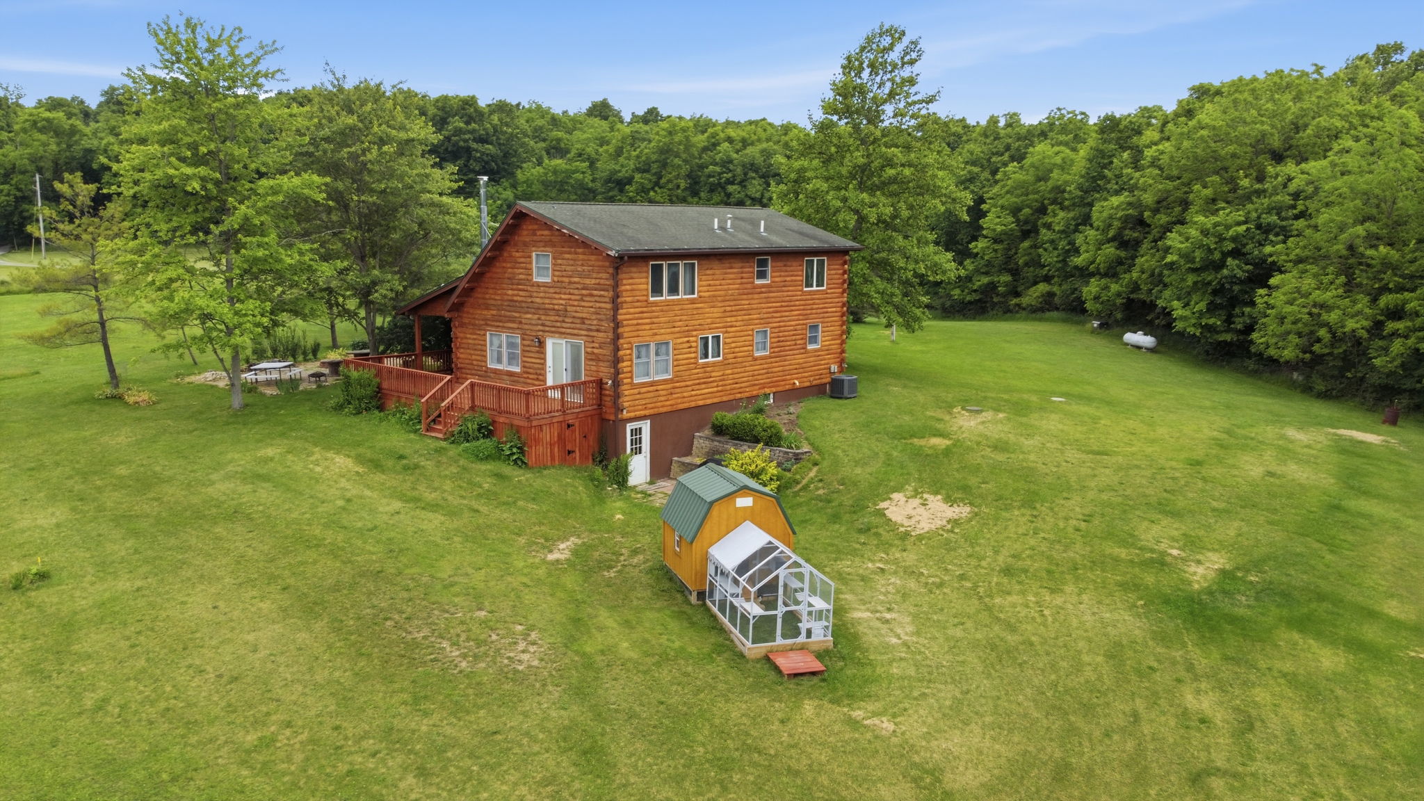 Log Cabin Retreat on 5 AcresEscape to your own private oasis tucked aw – image 36