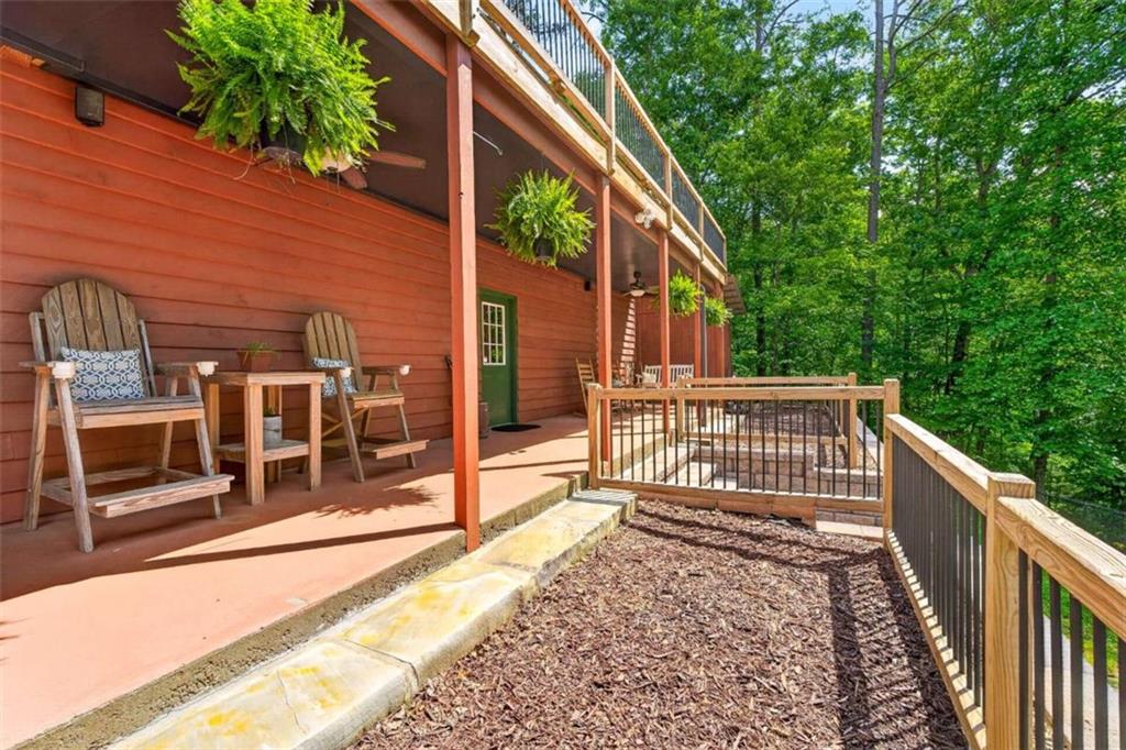 Fully furnished true log home on 5.78 private wooded acres in sought-a – image 41