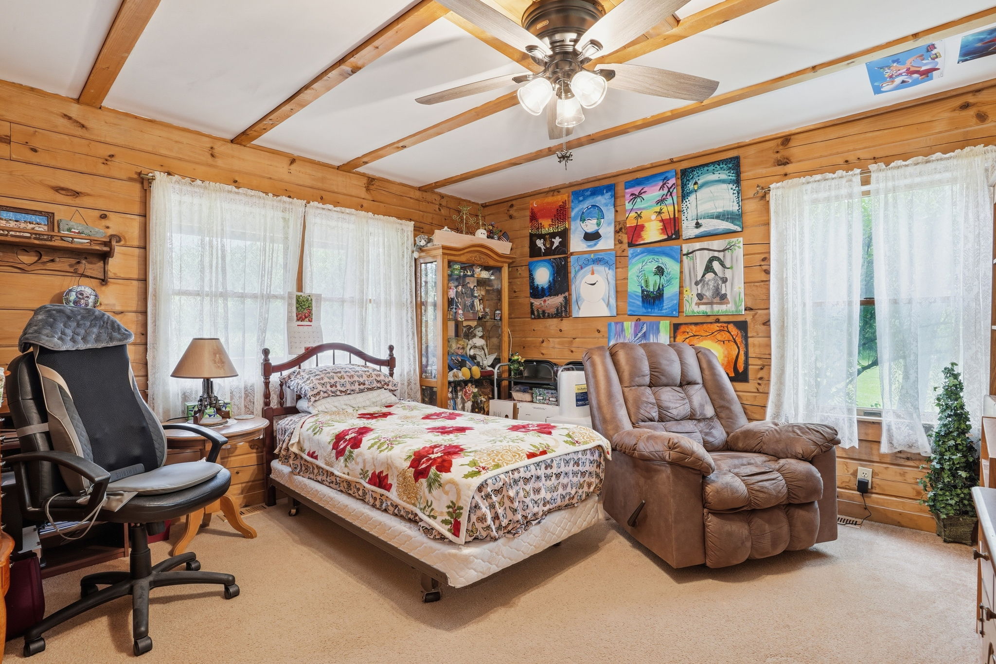 Log Cabin Retreat on 5 AcresEscape to your own private oasis tucked aw – image 22