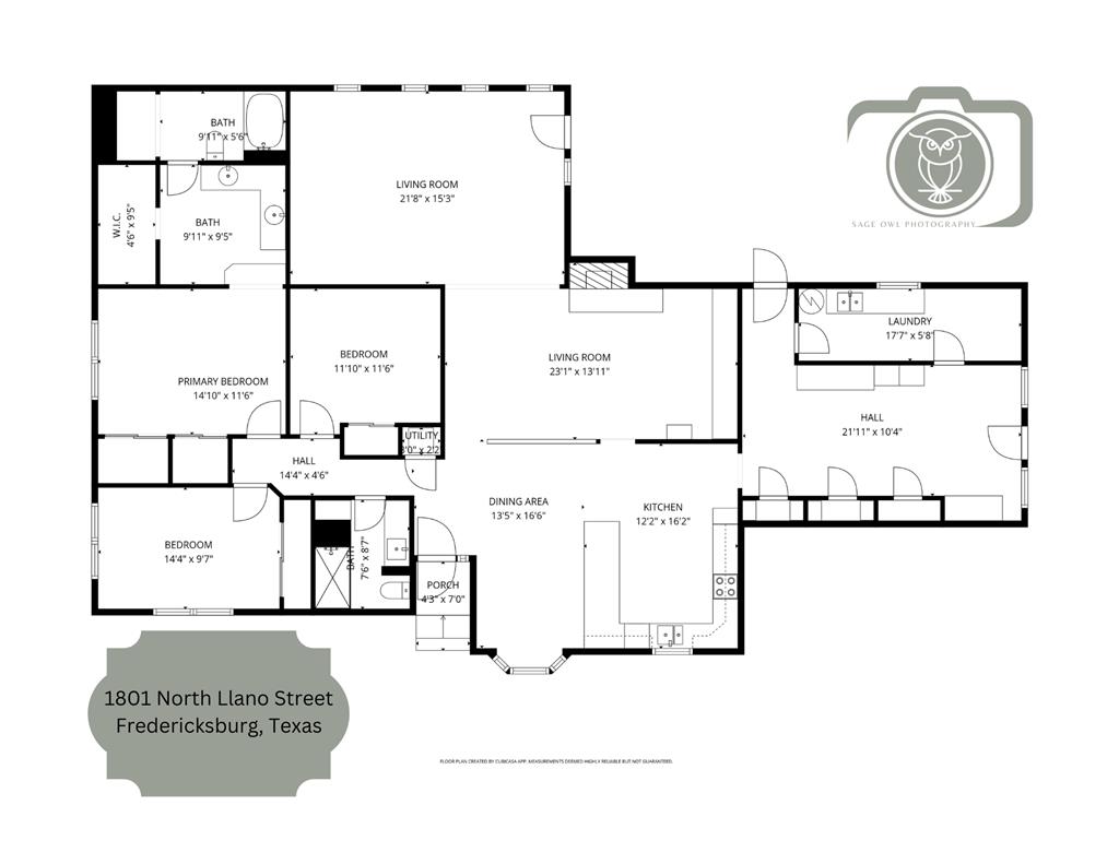 1801 1801 N Llano St, Fredericksburg, Texas, 78624, USA, 3 Bedrooms Bedrooms, ,2 BathroomsBathrooms,Residential,For Sale,1801 N Llano St,104229