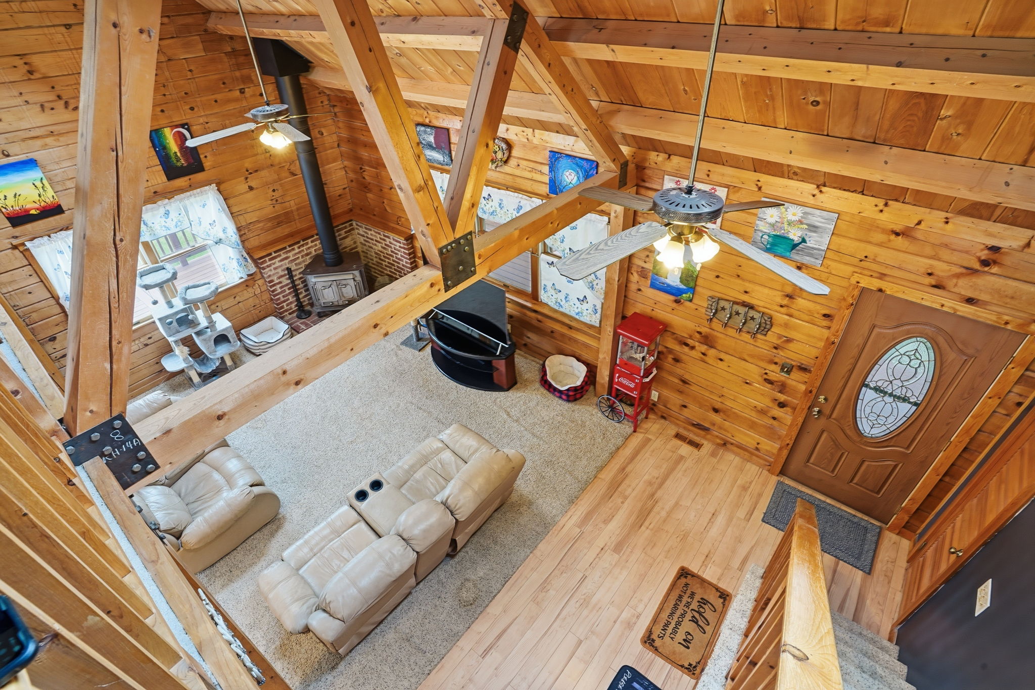 Log Cabin Retreat on 5 AcresEscape to your own private oasis tucked aw – image 8