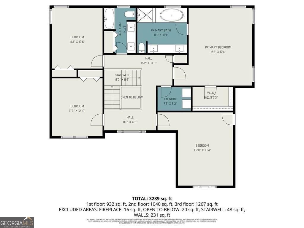489 Broadstone Way in Brookstone III offers 7 bedrooms and 5 baths, in – image 36