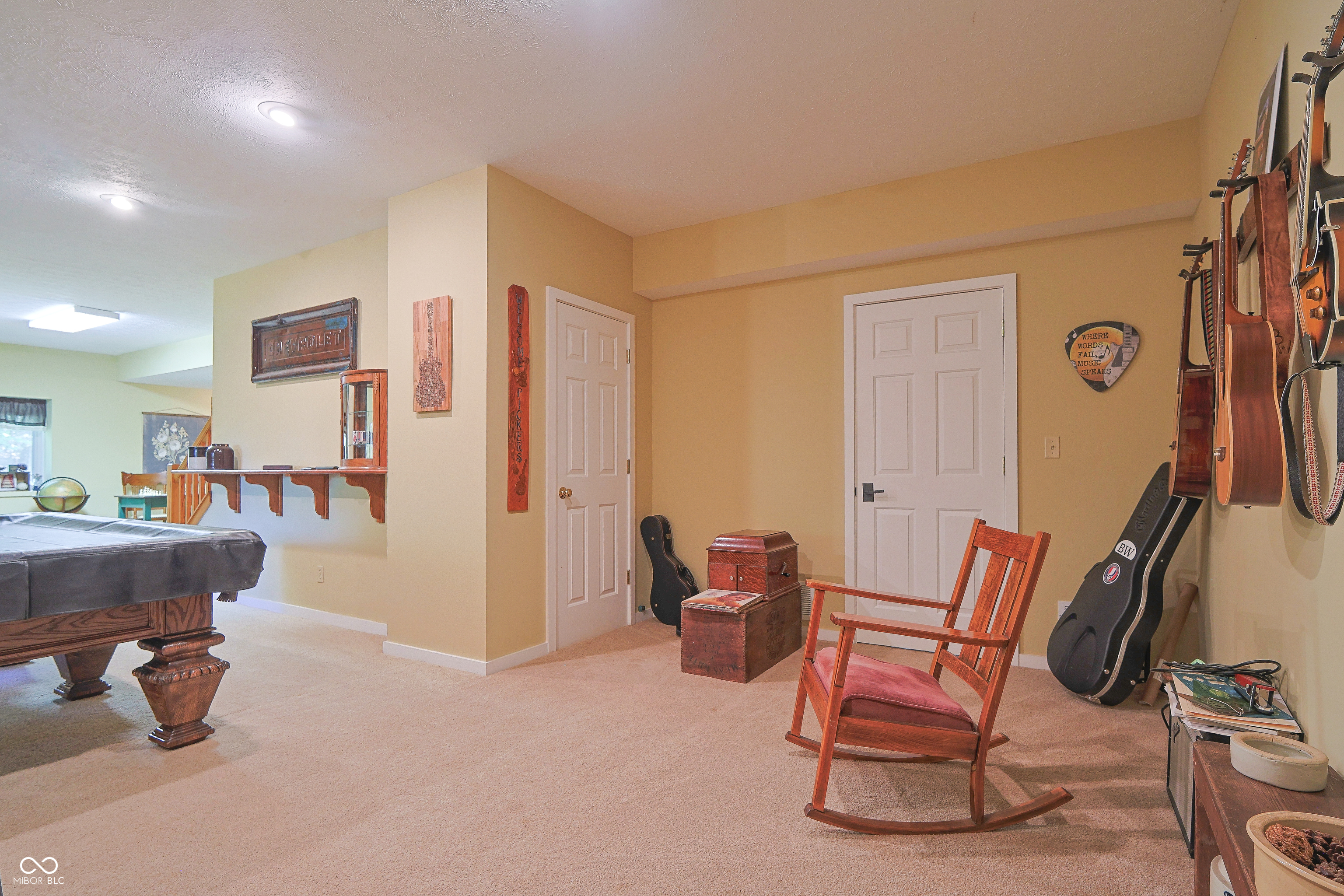 Custom red oak timber-frame home with Lake Monroe views, located in Sa – image 46
