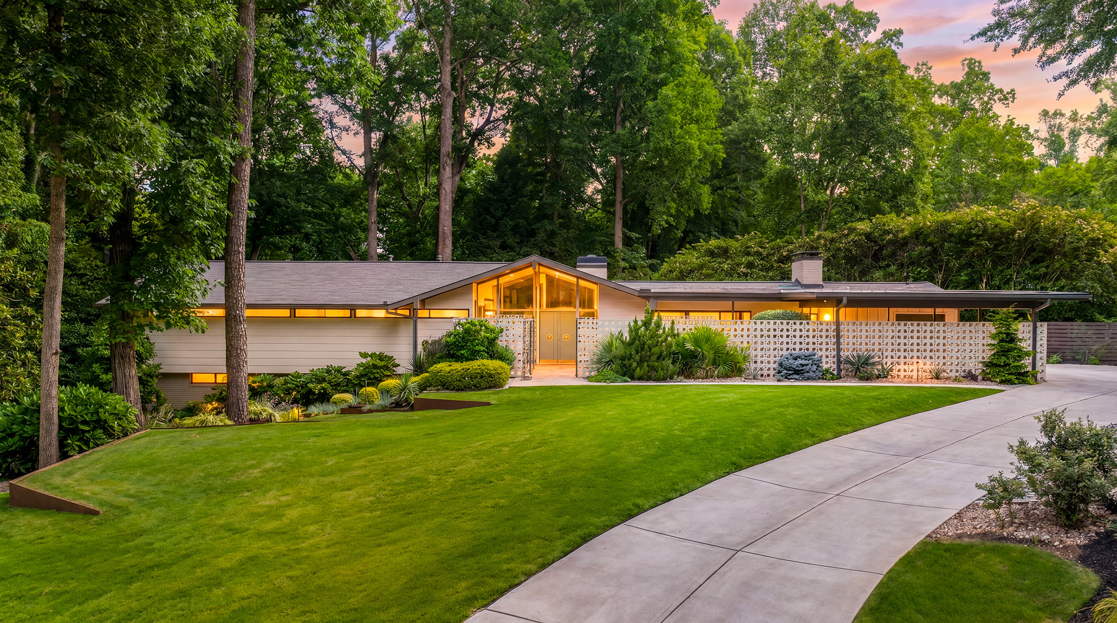  Extraordinary Mid-Century Modern Residence in Buckhead - 物件實景