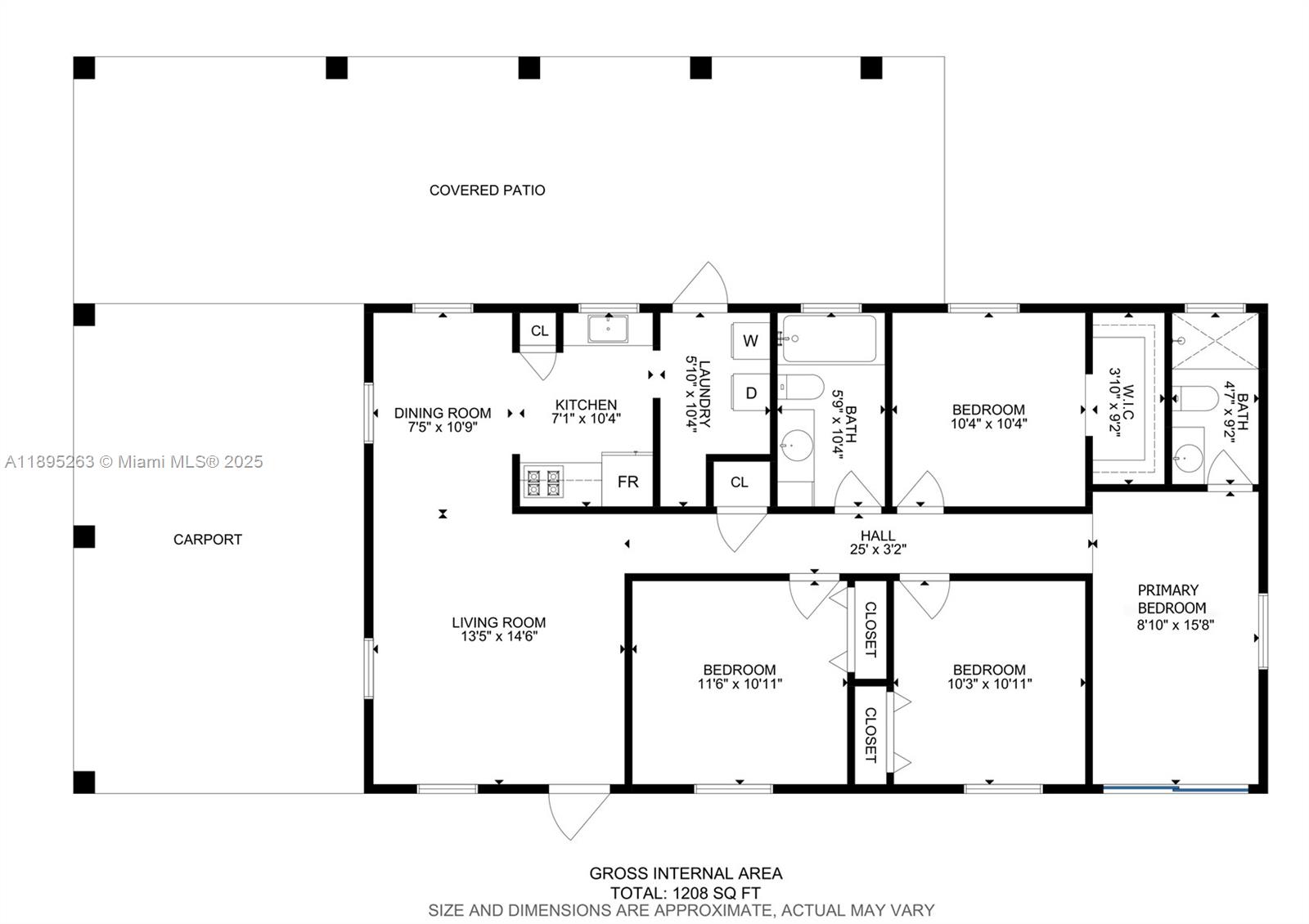 Miami, Florida, 33189, United States, 4 Bedrooms Bedrooms, ,2 BathroomsBathrooms,Residential,For Sale,1965129