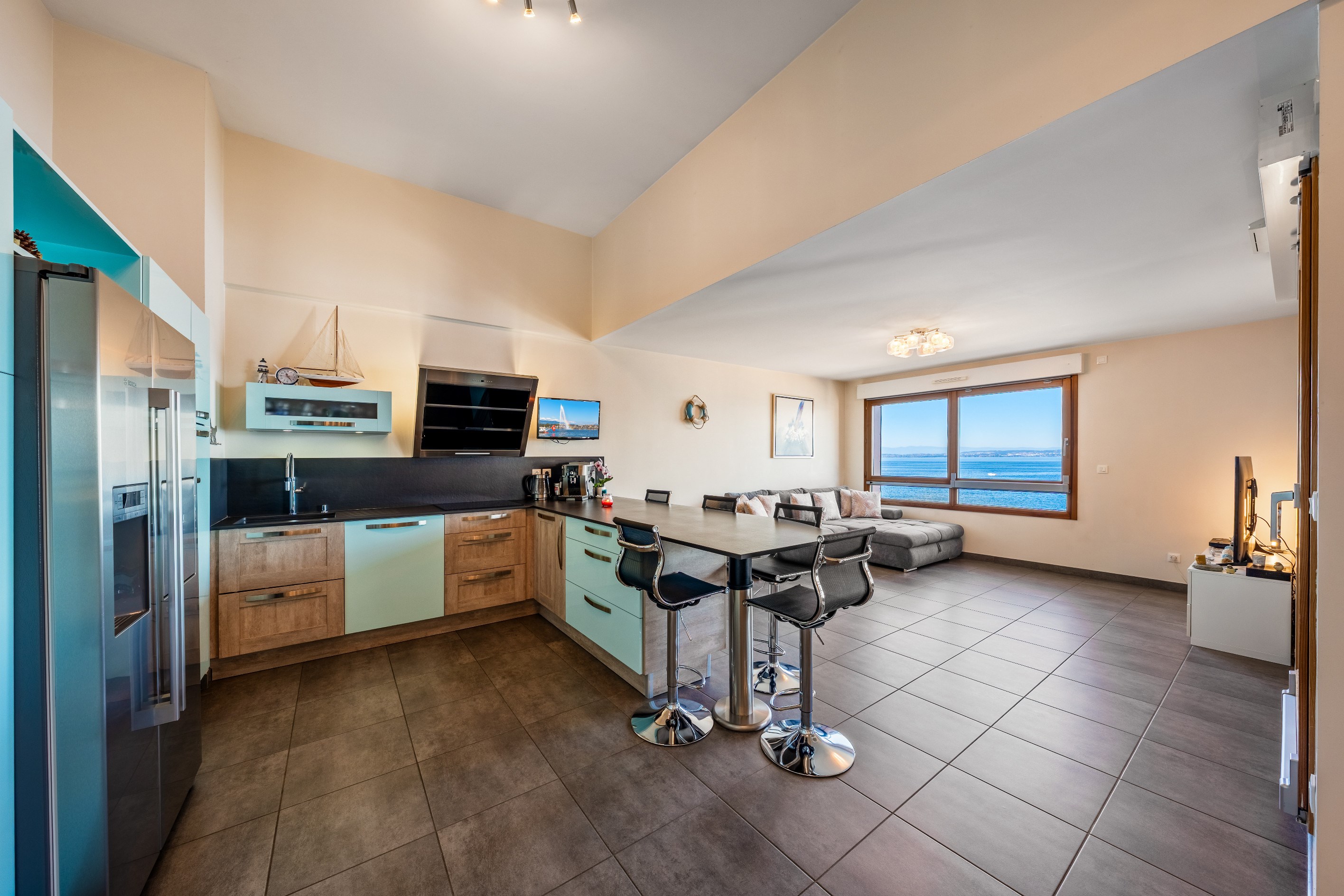  AMPHION LES BAINS, Rare 4-room waterfront apartment - 物件實景