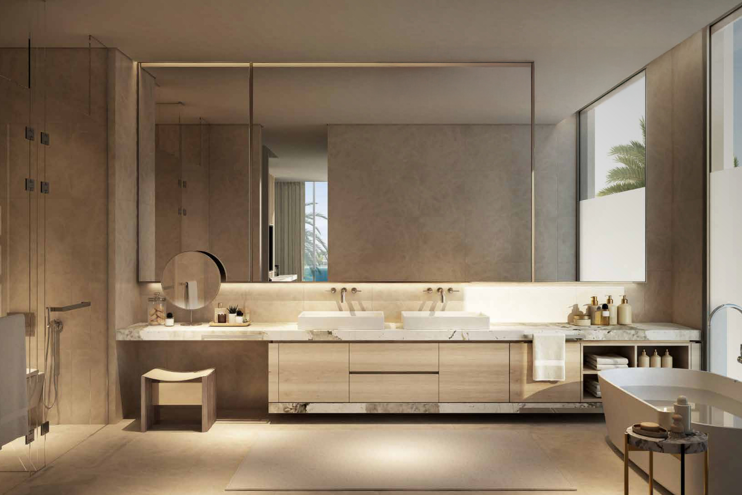  Expansive Beachfront Villa on Palm Jebel Ali - 物件實景