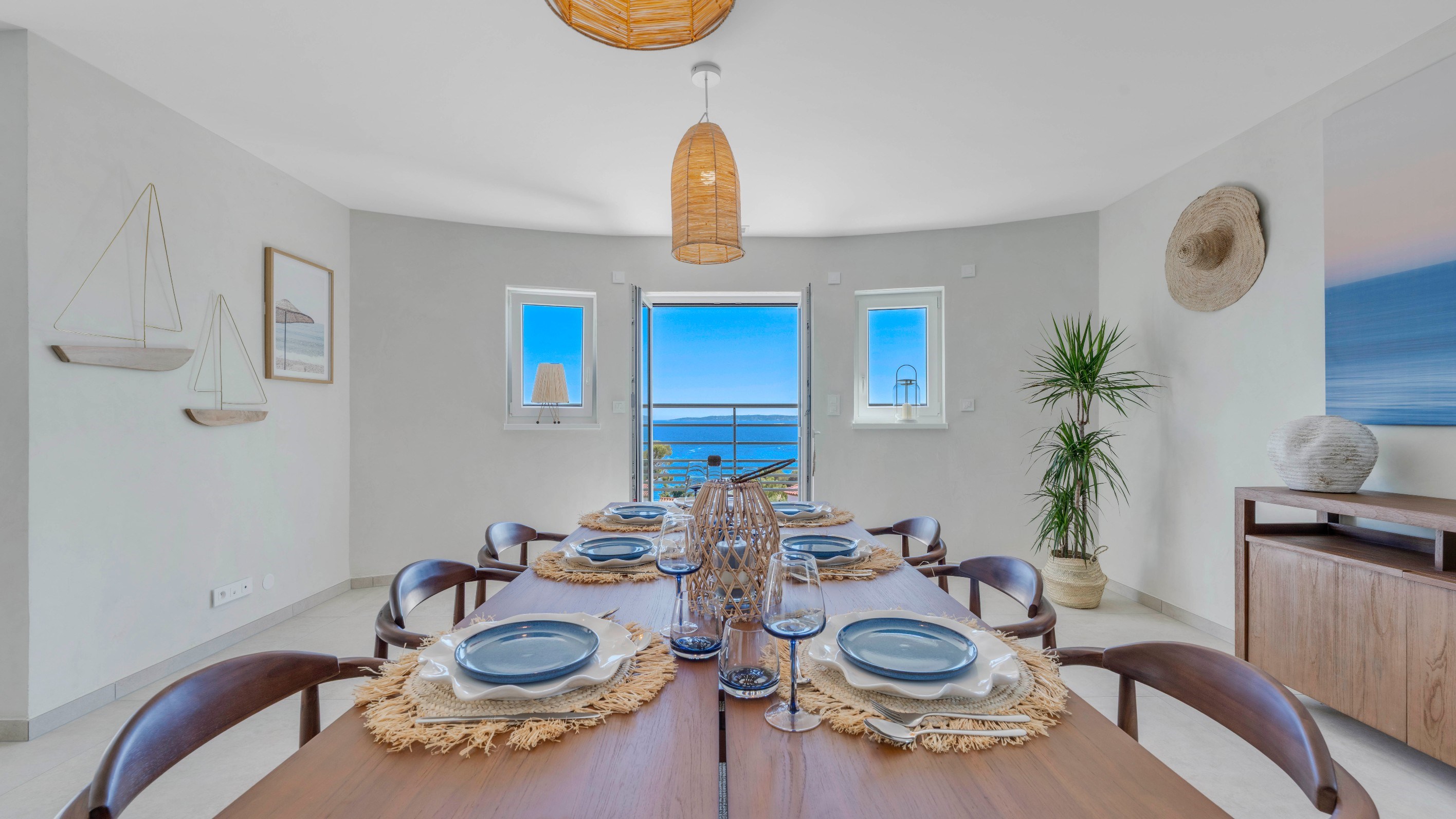  Luxury sea view villa in Les Issambres with heated pool view on Saint-Tropez - 物件實景