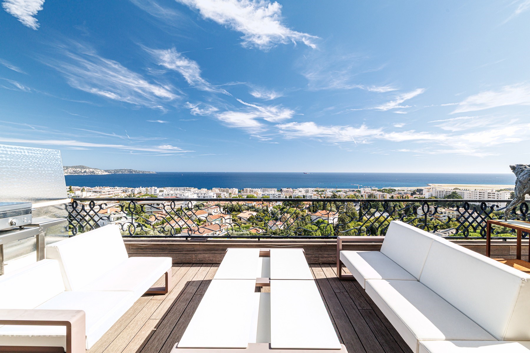  Top-floor apartment with sea view in Fabron, Nice - 物件實景