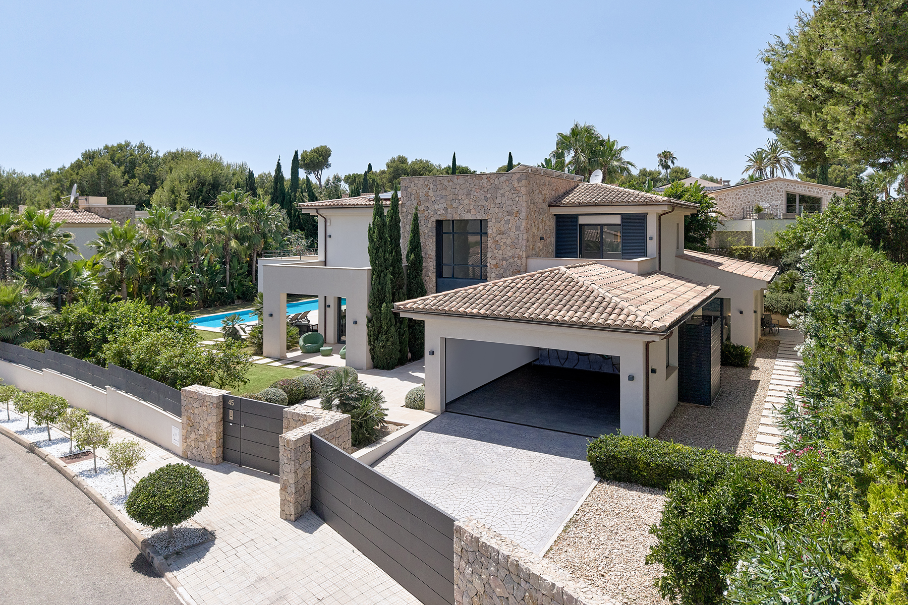  Contemporary villa with pool in Nova Santa Ponsa - 物件實景