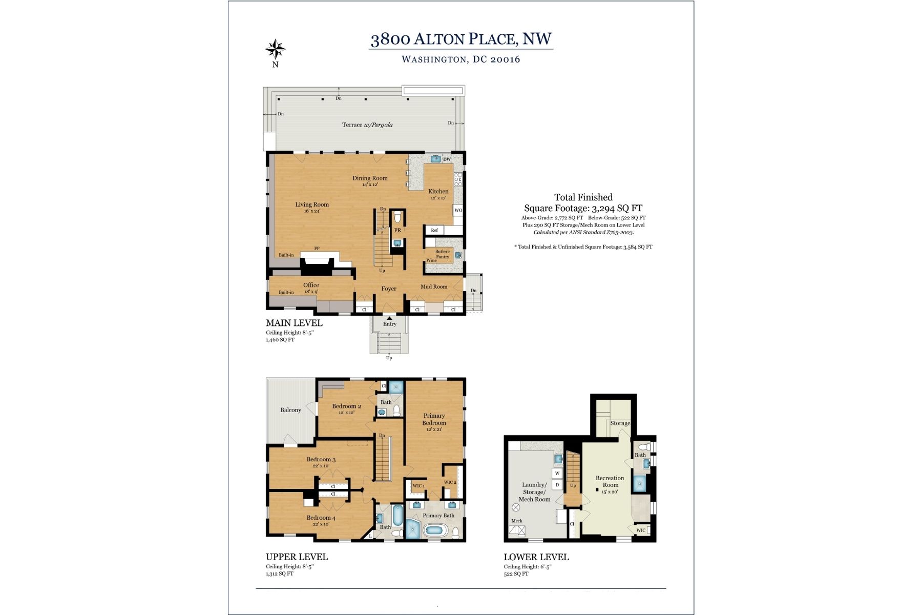  3800 Alton Place NW, Washington, DC, 20016 - 物件實景