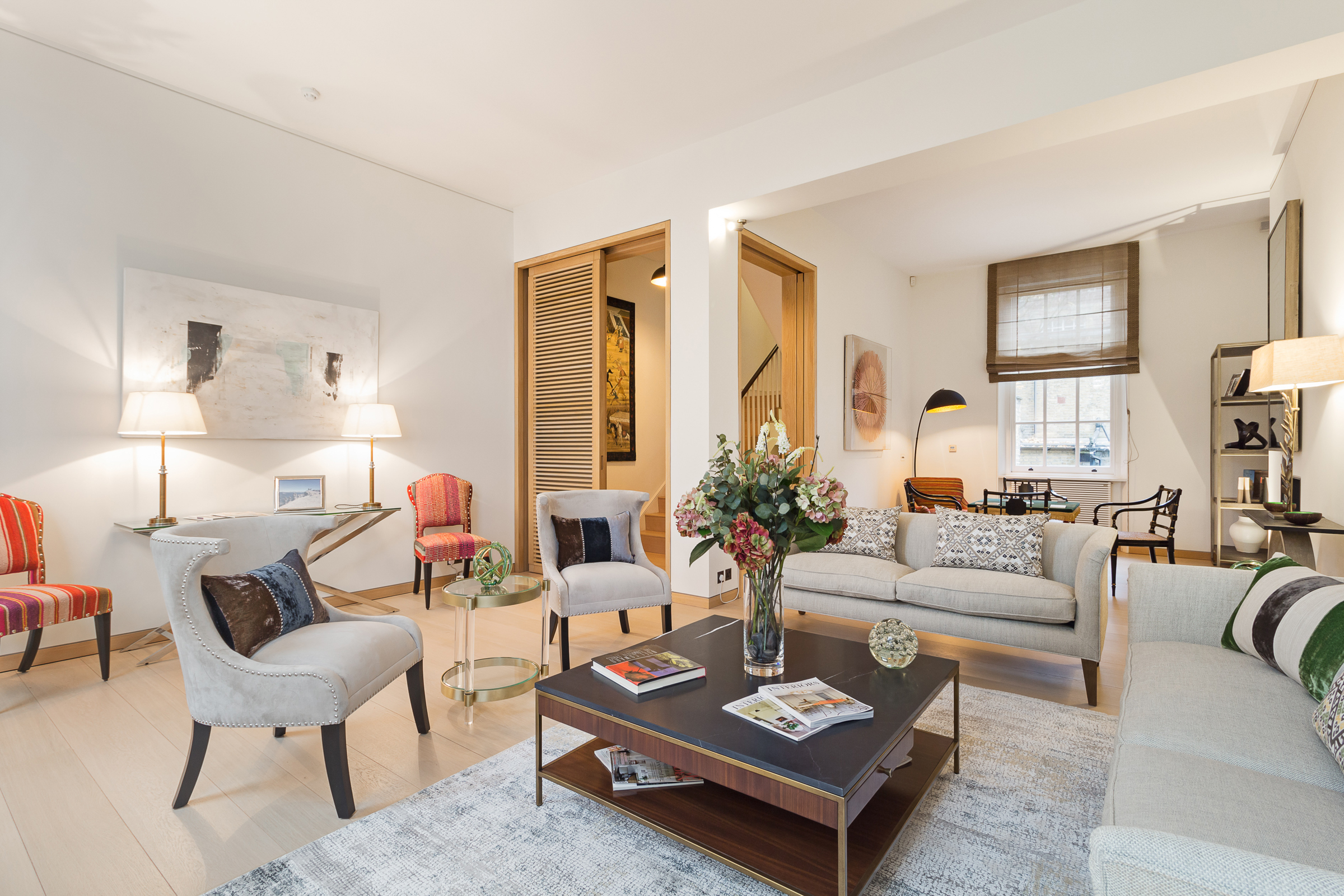  Grade II-Listed Townhouse on Montpelier Square with Terrace and Garden Views - 物件實景