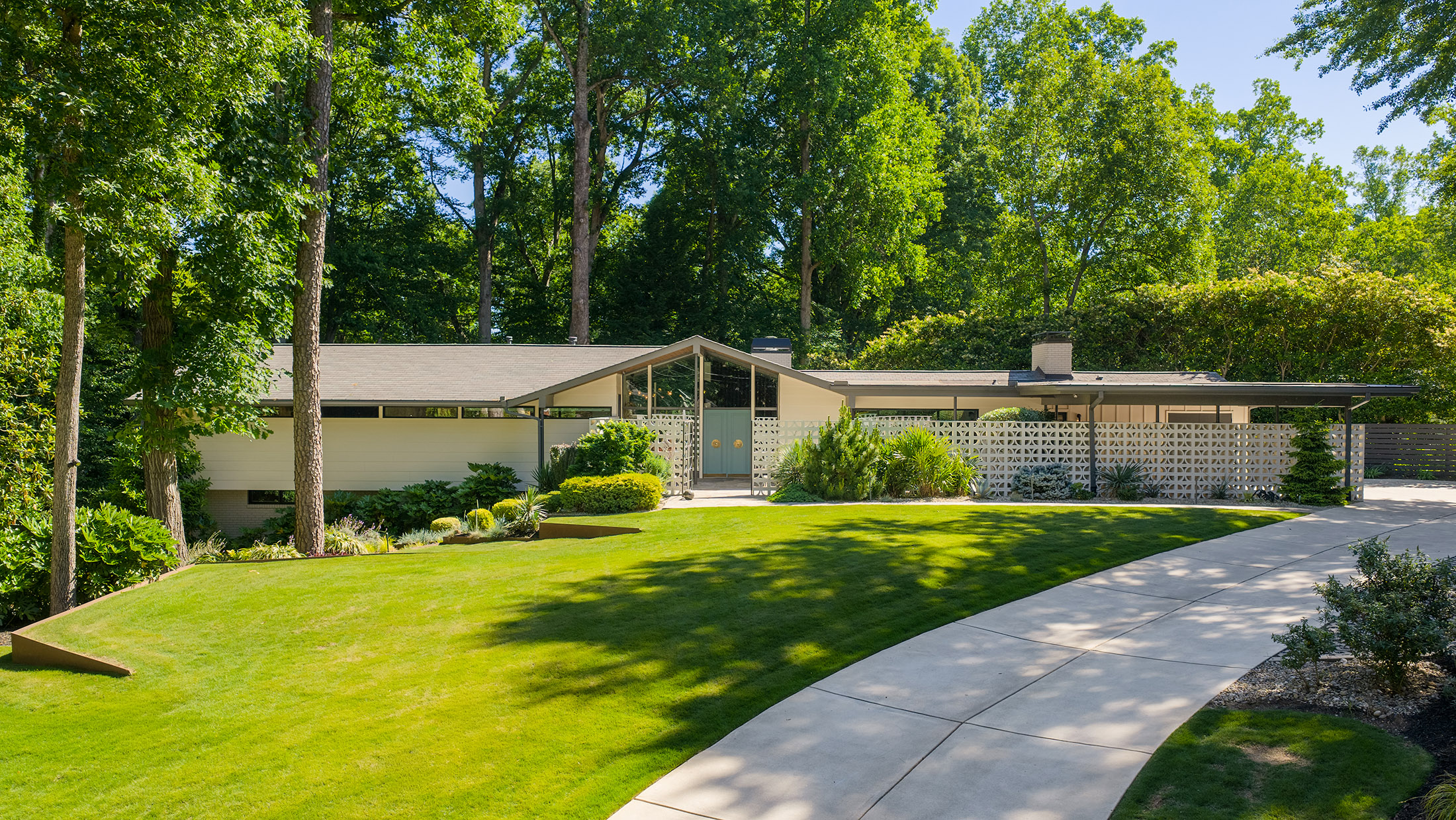 Extraordinary Mid-Century Modern Residence in Buckhead - 物件實景