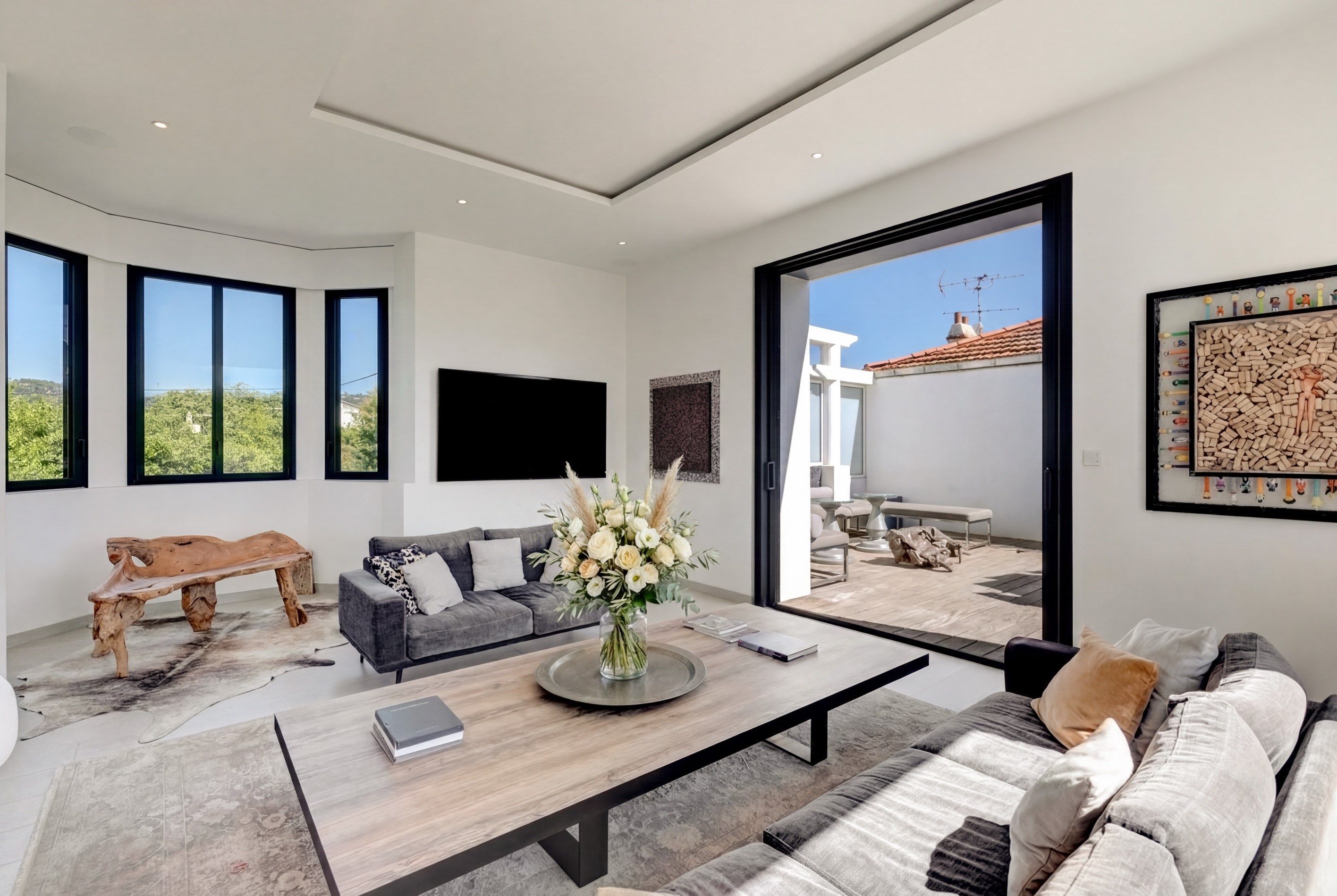  Cannes Petit Juas renovated townhouse with heated pool and garage - 物件實景
