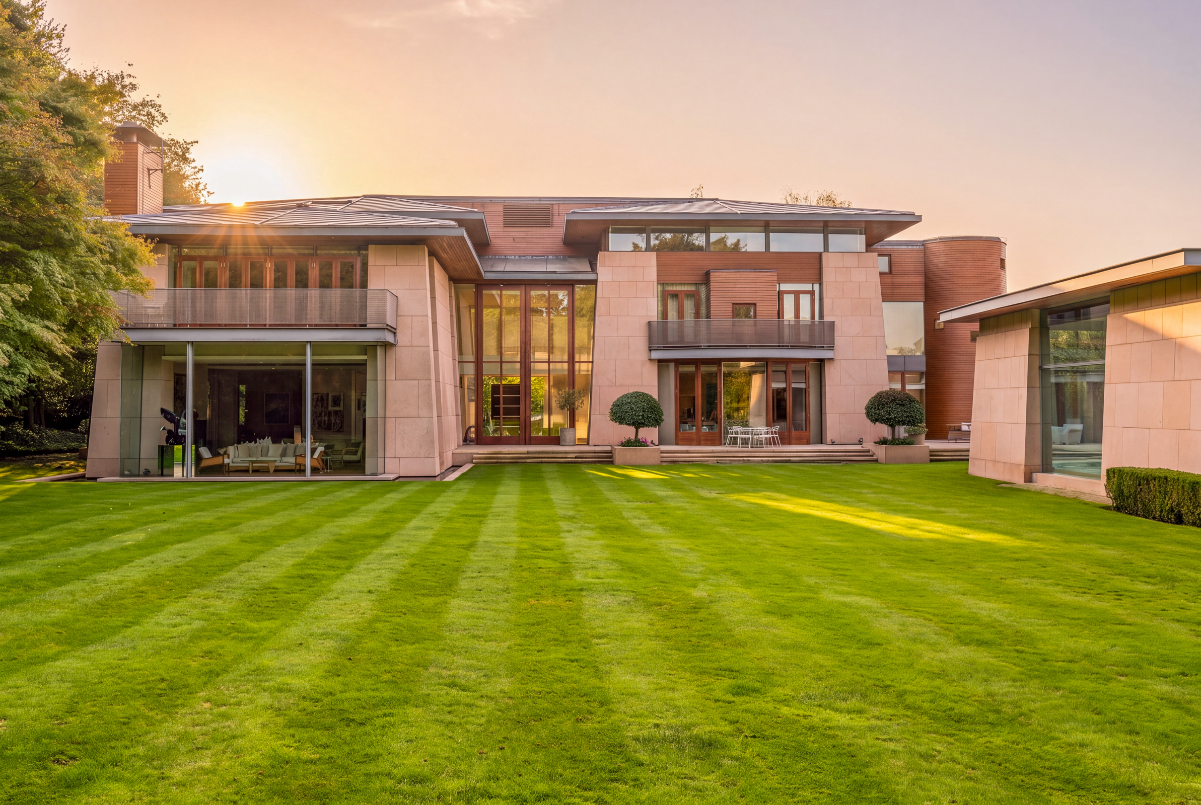  An architectural house on The Bishops Avenue with an indoor-outdoor pool - 物件實景