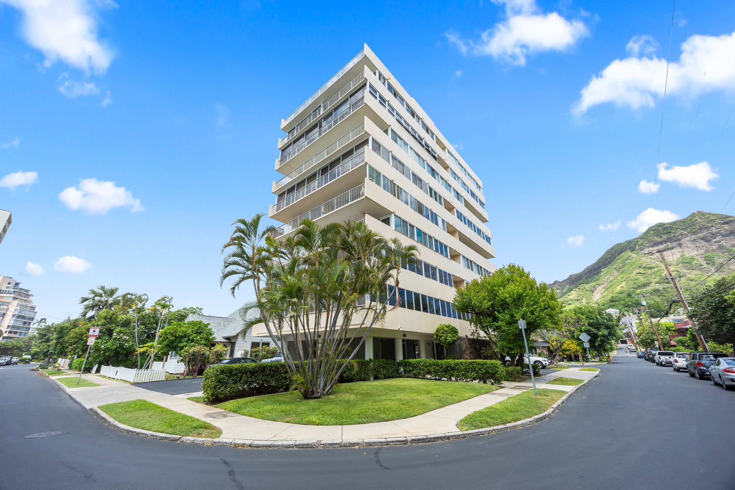  3056 Kalakaua, City, Coastline, Diamond Head, Mountain, Ocean, Sunset views - 物件實景