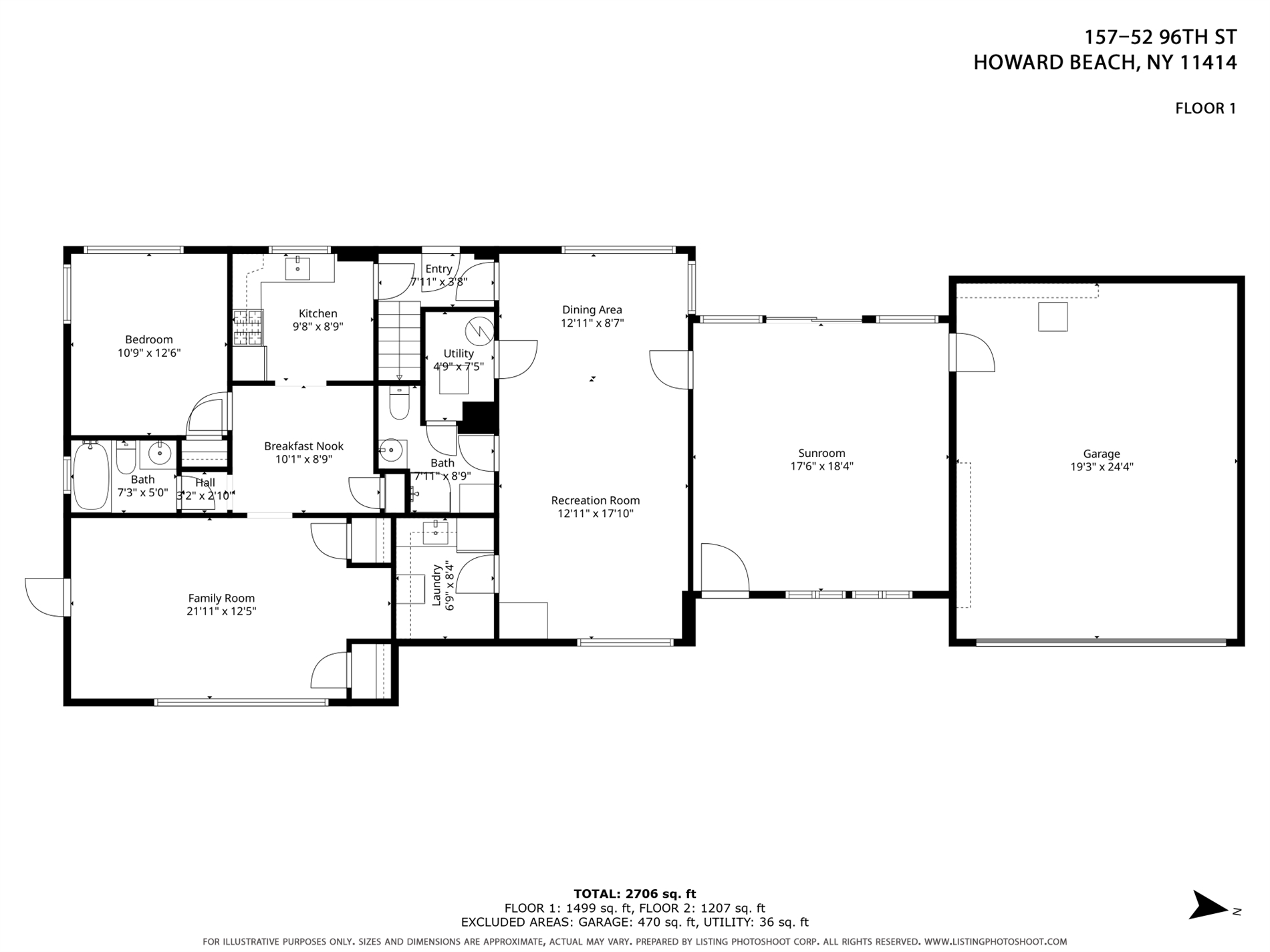 Howard Beach, New York, 11414, United States, 4 Bedrooms Bedrooms, ,3 BathroomsBathrooms,Residential,For Sale,1835164
