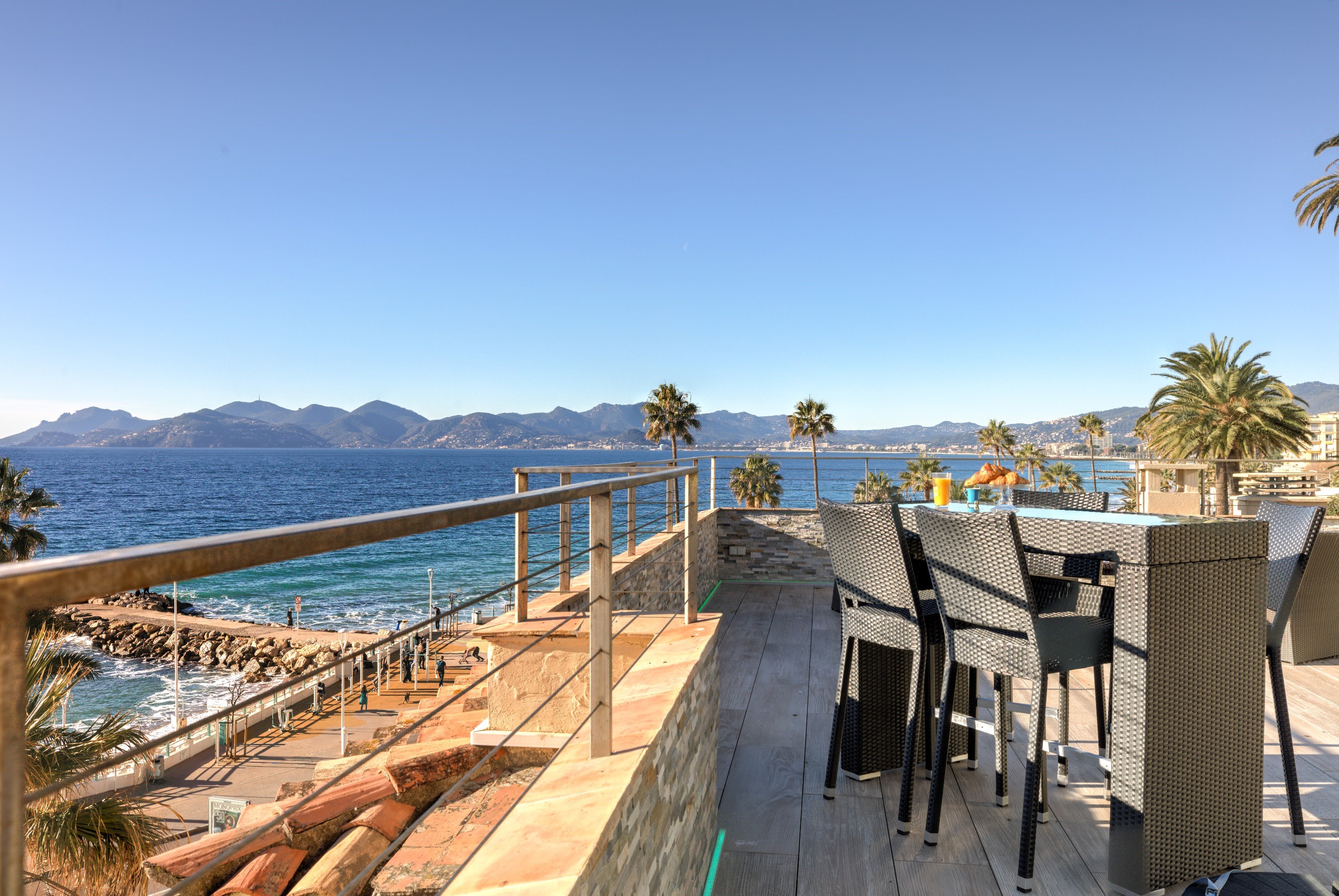  Cannes, seafront and old port, 5-room top floor apartment - 物件實景