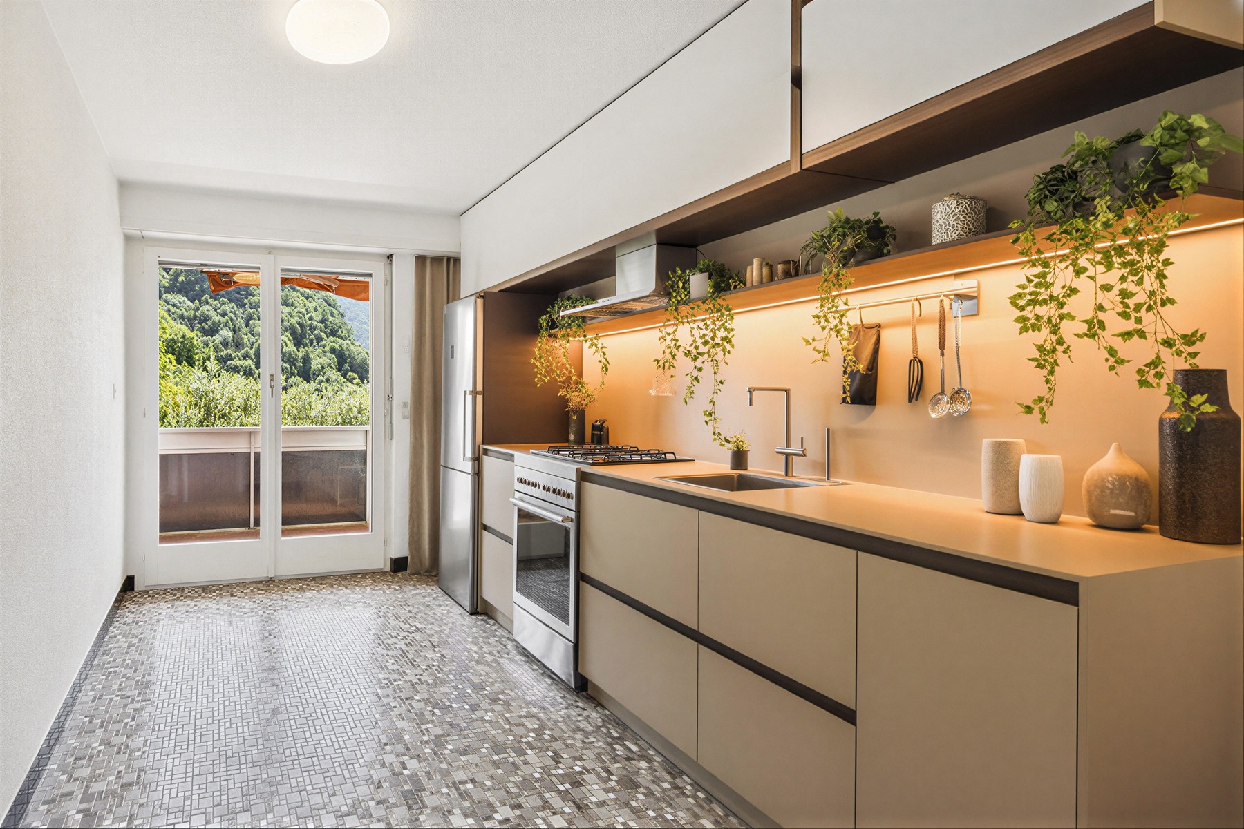  Stunning 2.5-room top-floor apartment with a panoramic balcony in Montreux - 物件實景