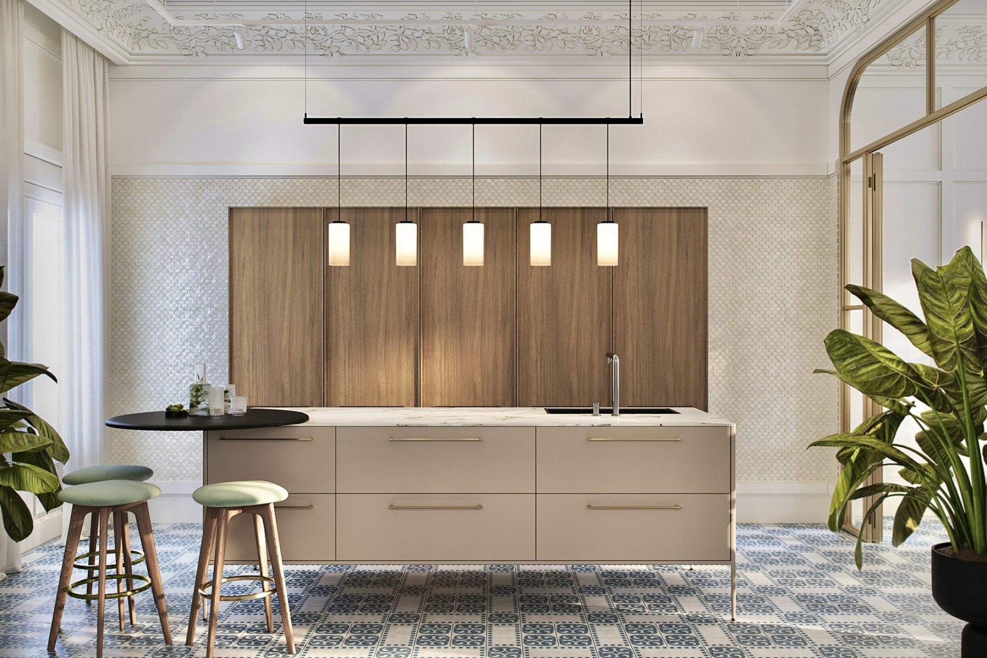  Exclusive residence with a terrace and high ceilings - 物件實景