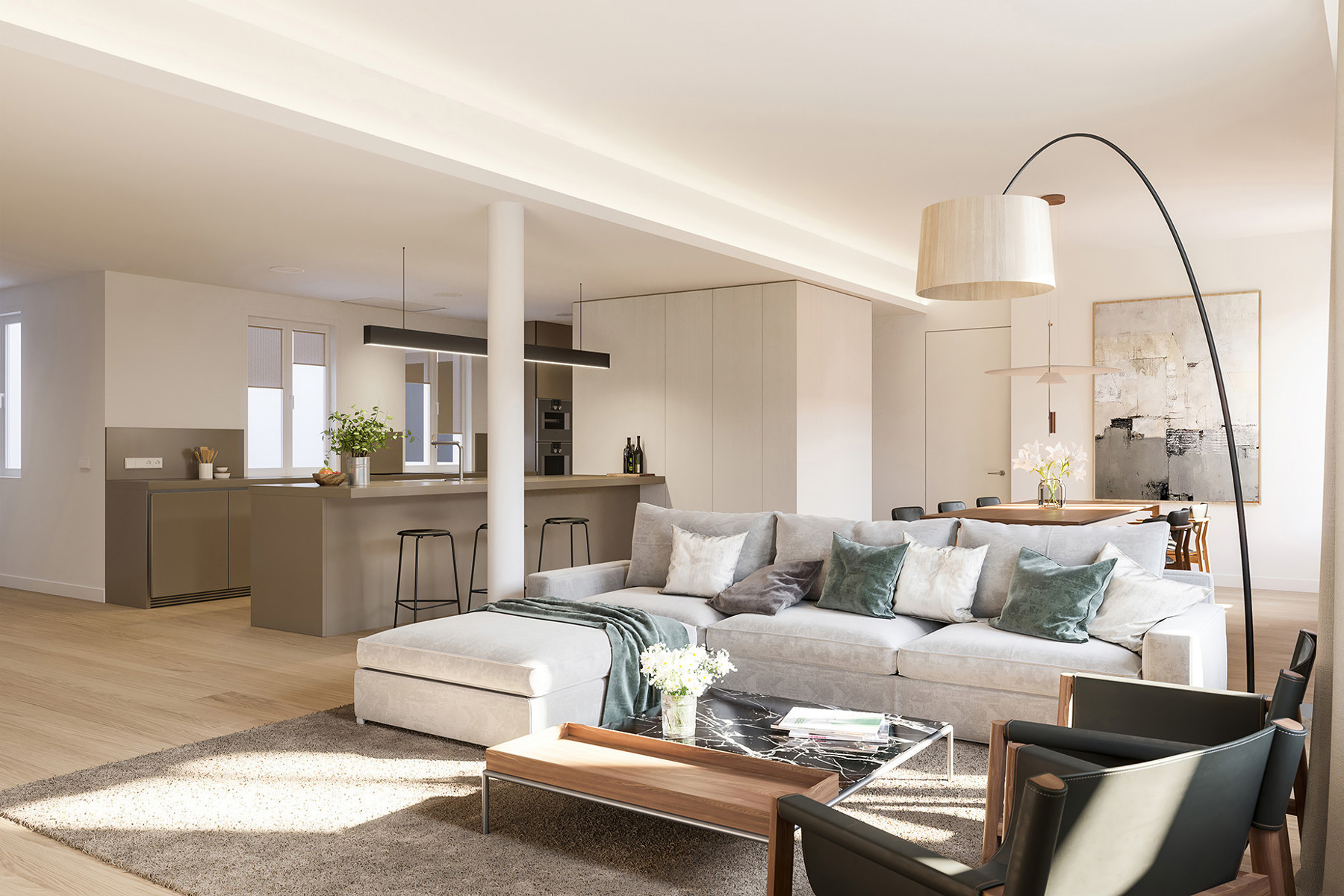 Landmark apartments on Barcelona’s iconic Rambla de Catalunya 