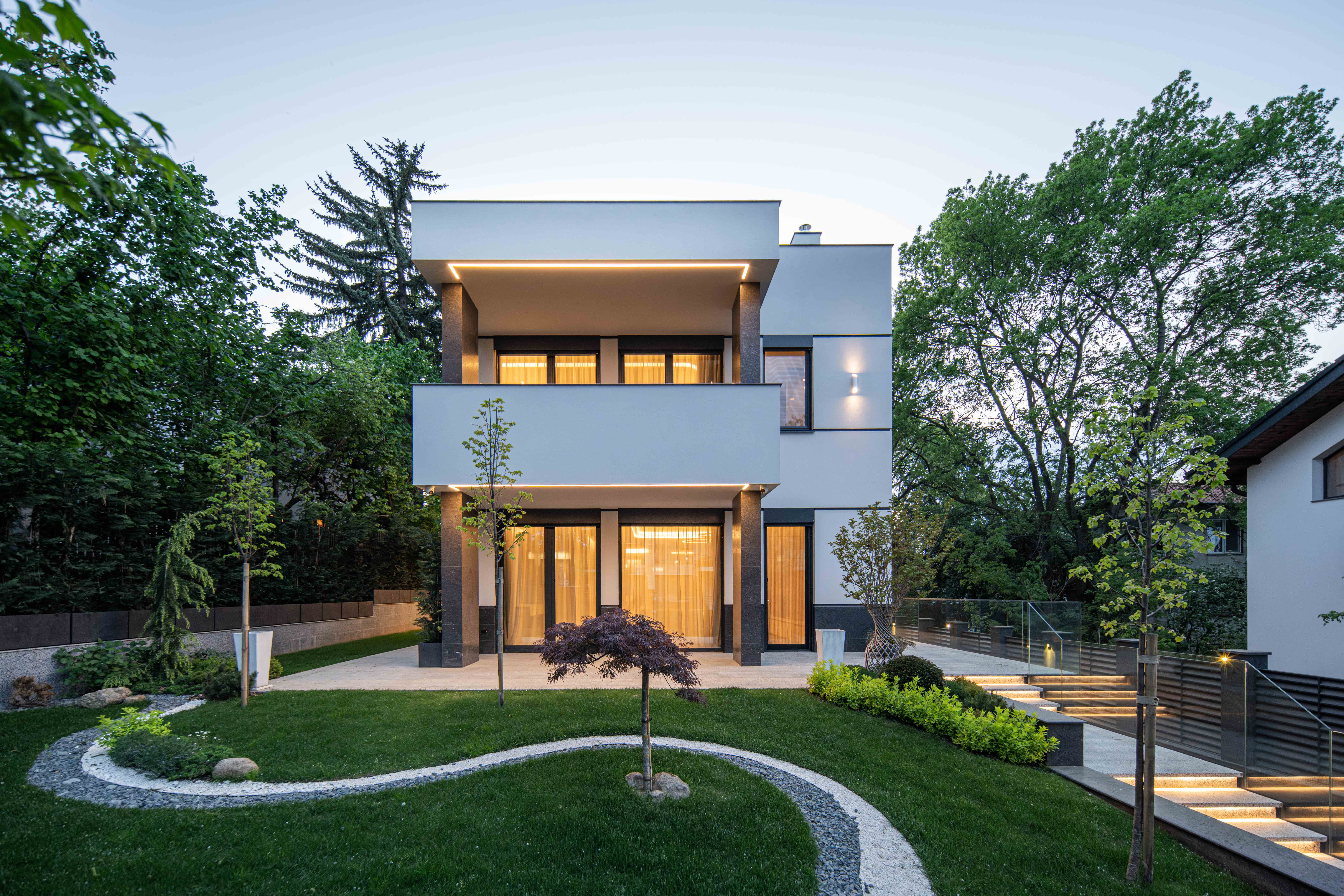An impressive house with a unique design in the elite district of Boyana