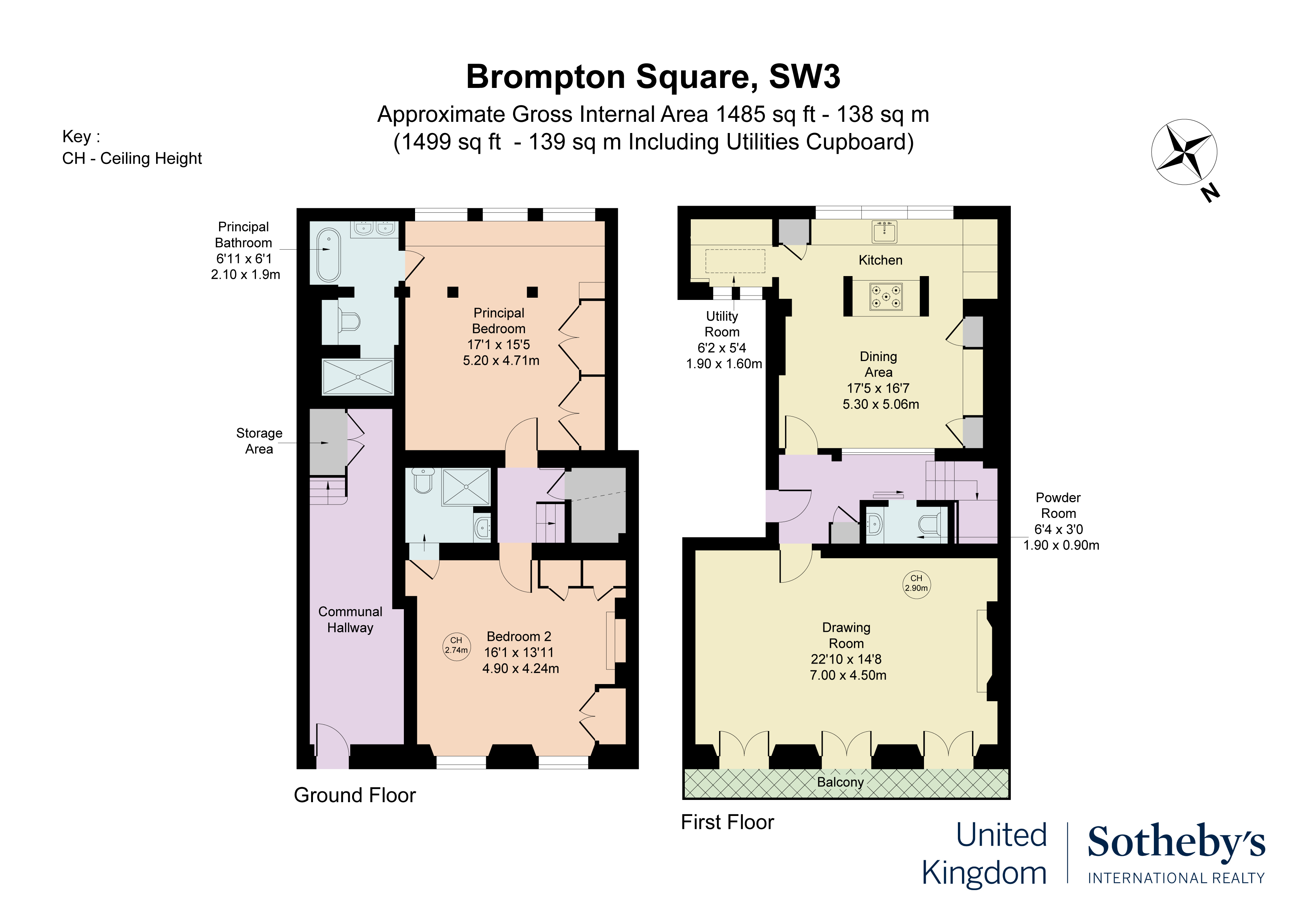 Luxury turnkey apartment on Brompton Square