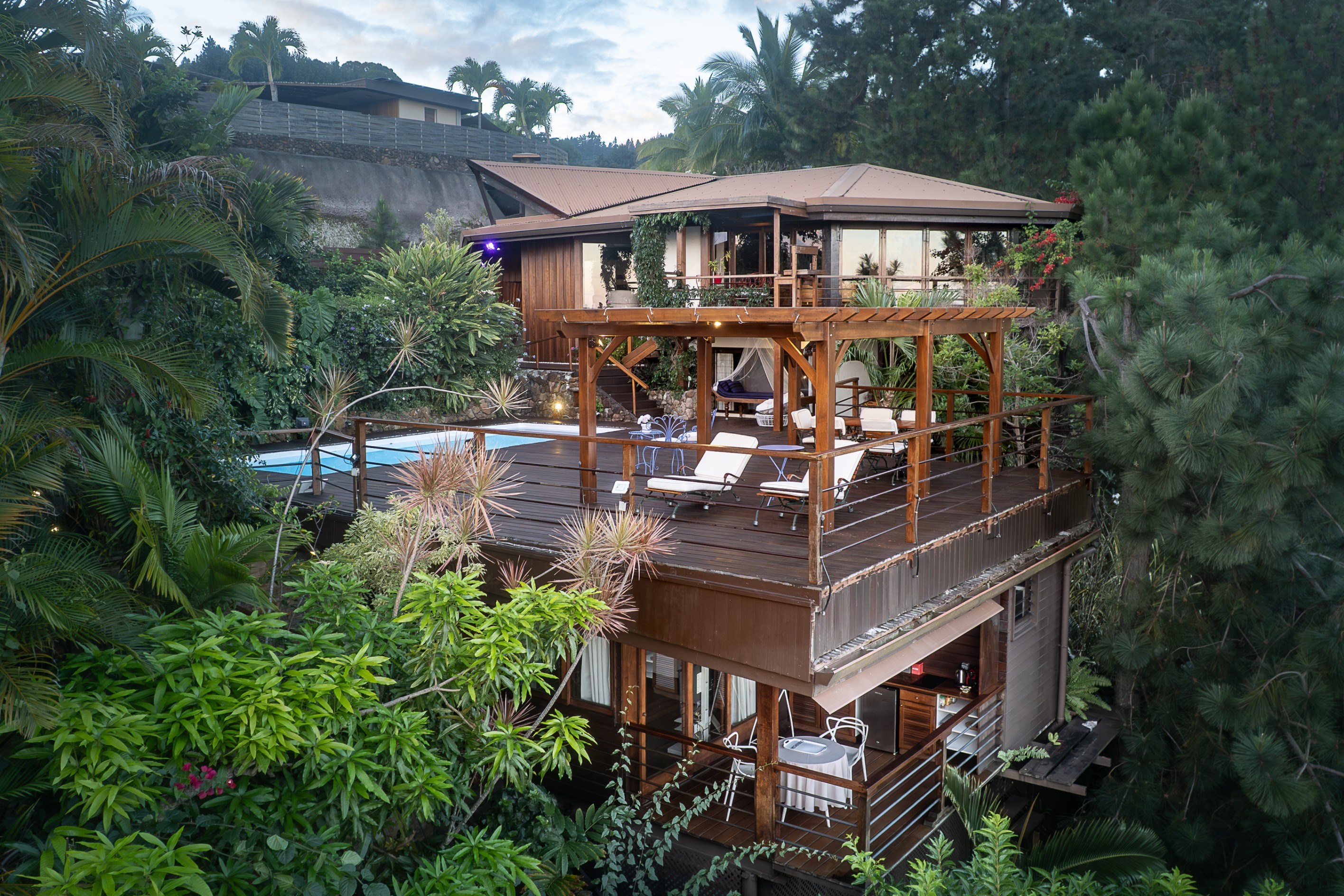  Tahiti - Punaauia - Exceptional villa with breathtaking views of the sea and Mo… - 物件實景
