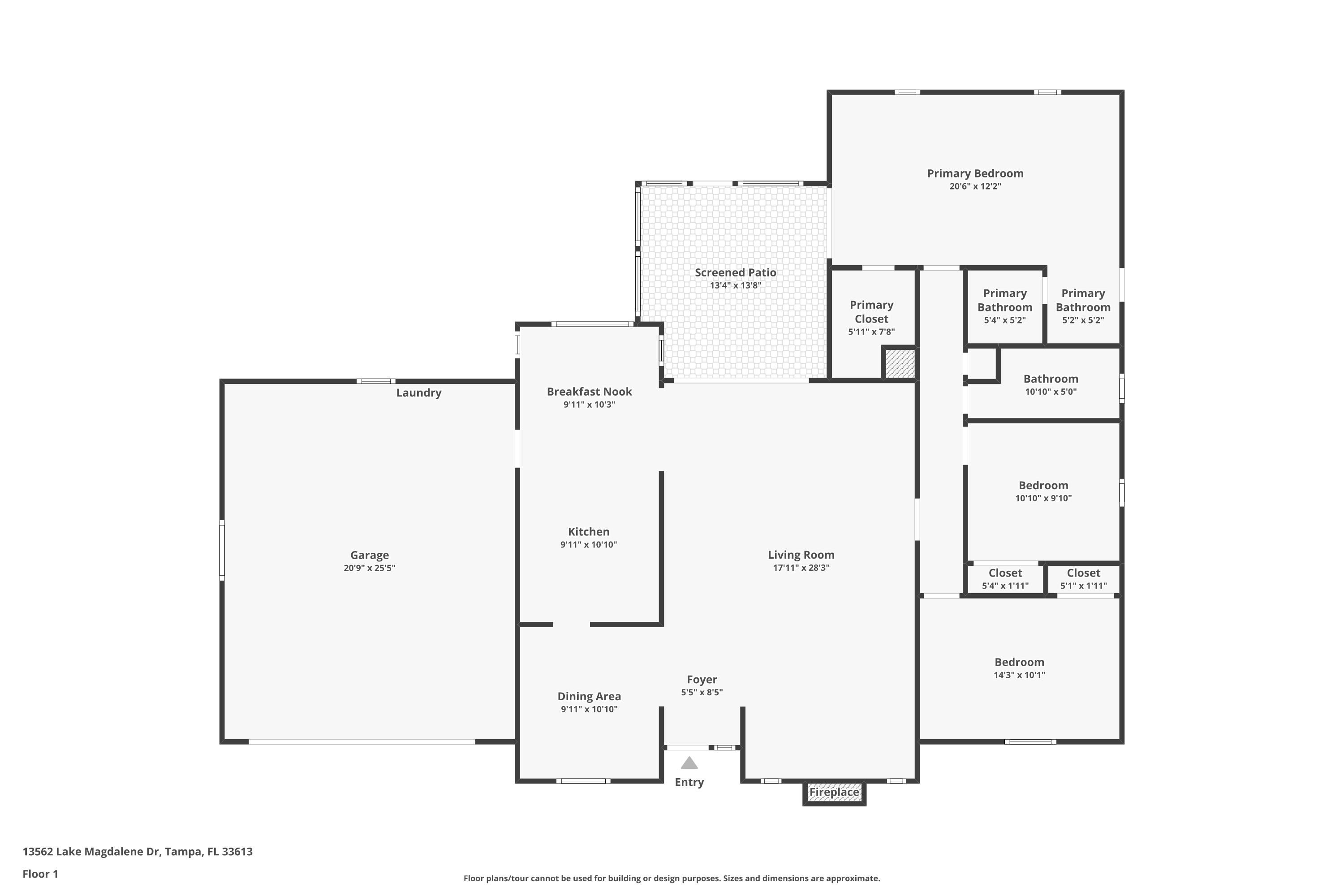 Tampa, Florida, 33613, United States, 3 Bedrooms Bedrooms, ,2 BathroomsBathrooms,Residential,For Sale,1981036