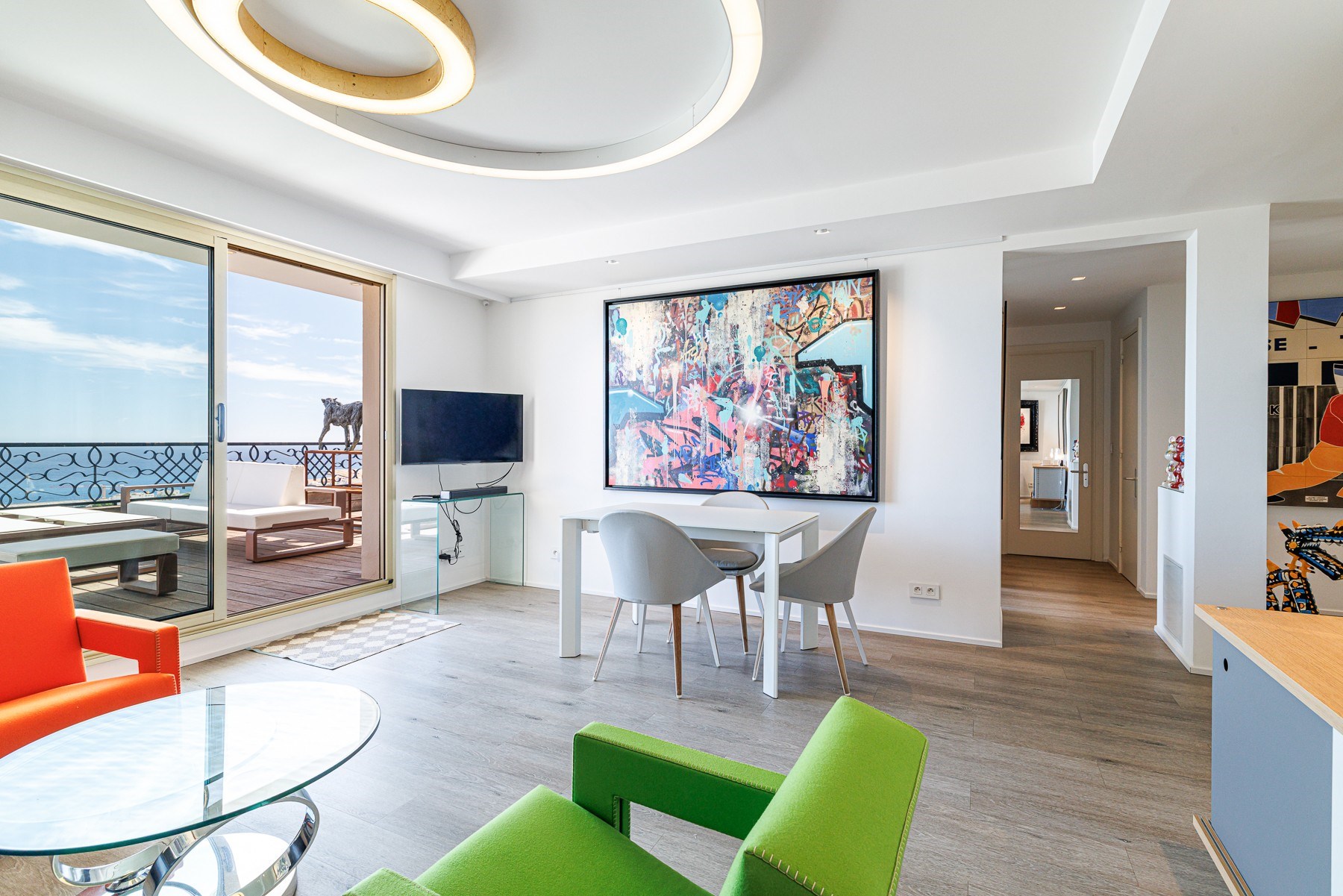  Top-floor apartment with sea view in Fabron, Nice - 物件實景