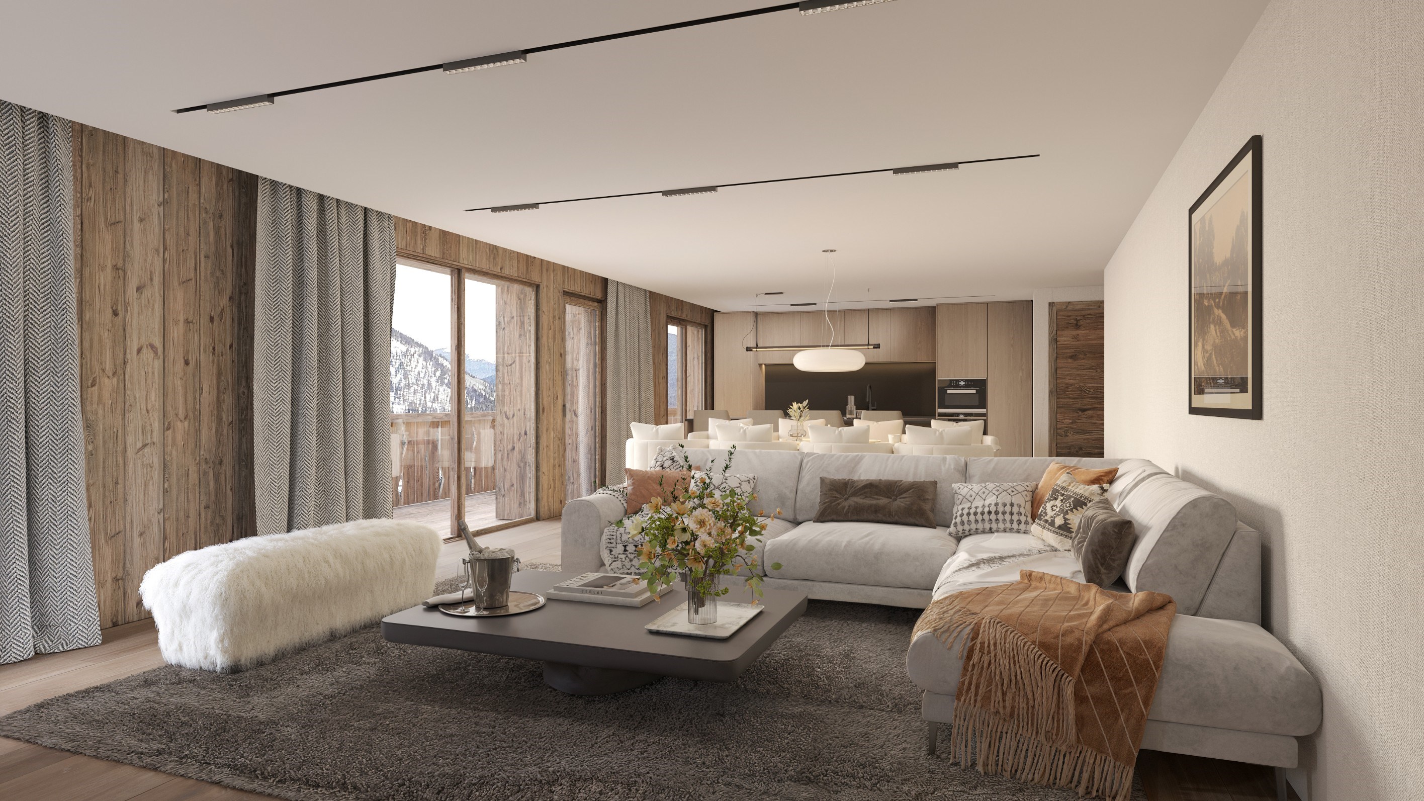  Apartment 101 Zen Haven - New residence close to the center of Megève - 物件實景