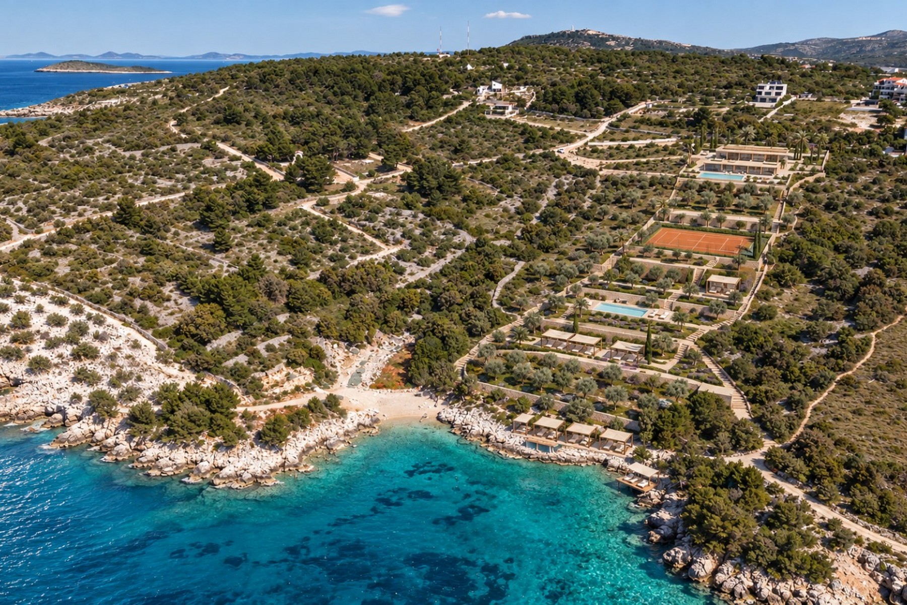  Exceptional seafront plot near Rogoznica - 物件實景