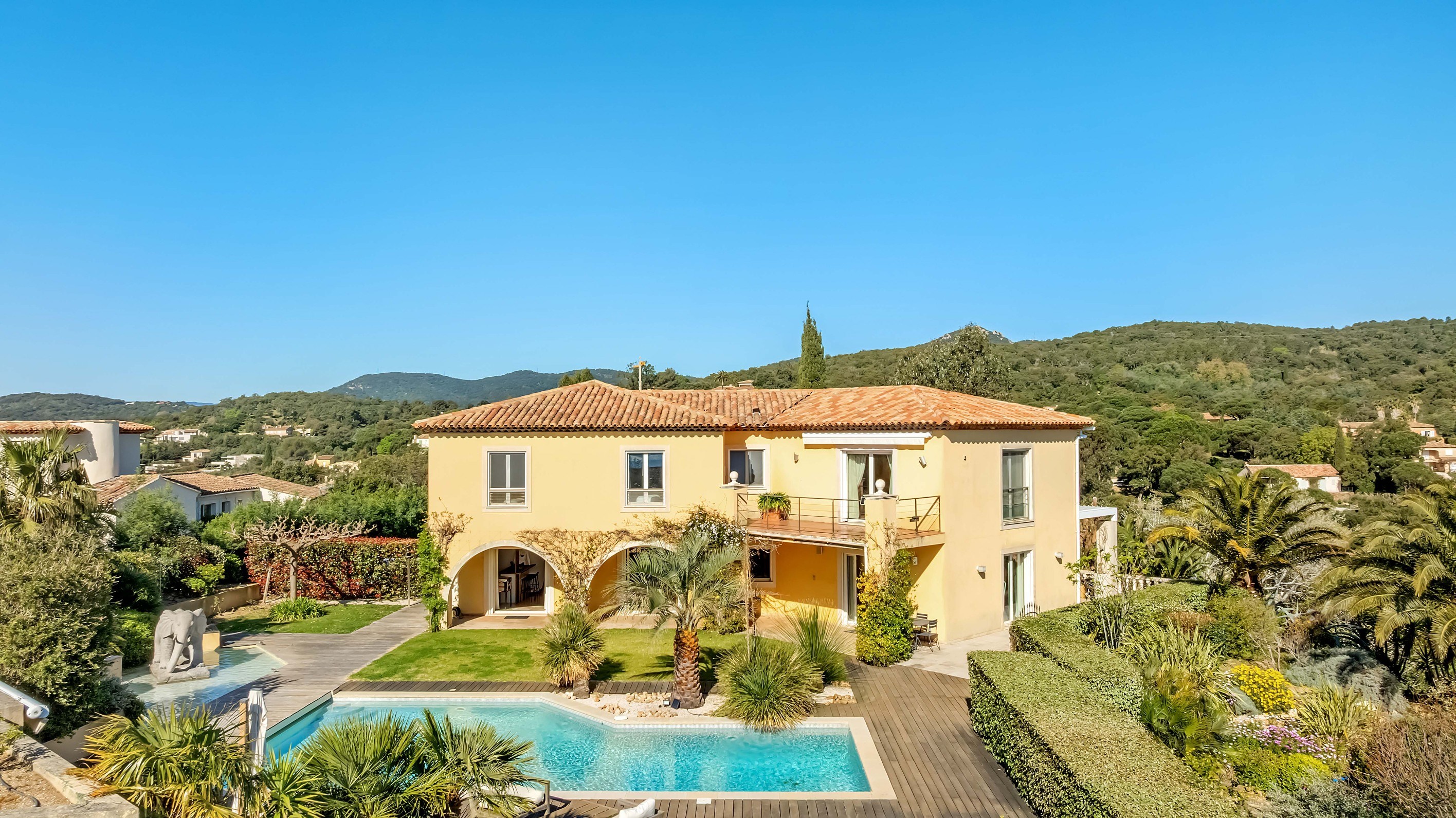  Sole agent listing: Villa with pool and sea view - Gulf of Saint-Tropez - 物件實景