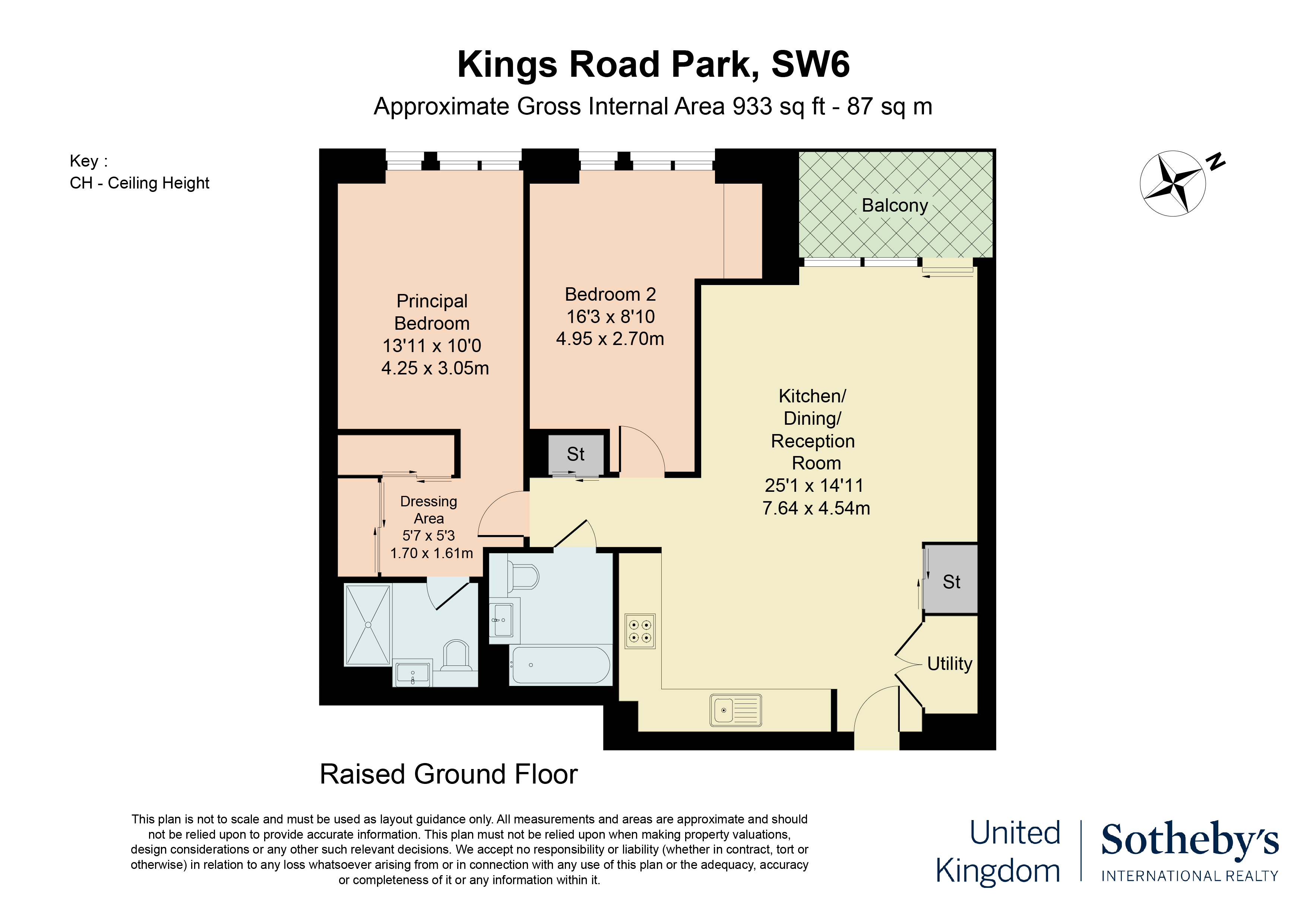  A Contemporary Two-Bedroom Apartment with a Balcony at King’s Road Park - 物件實景