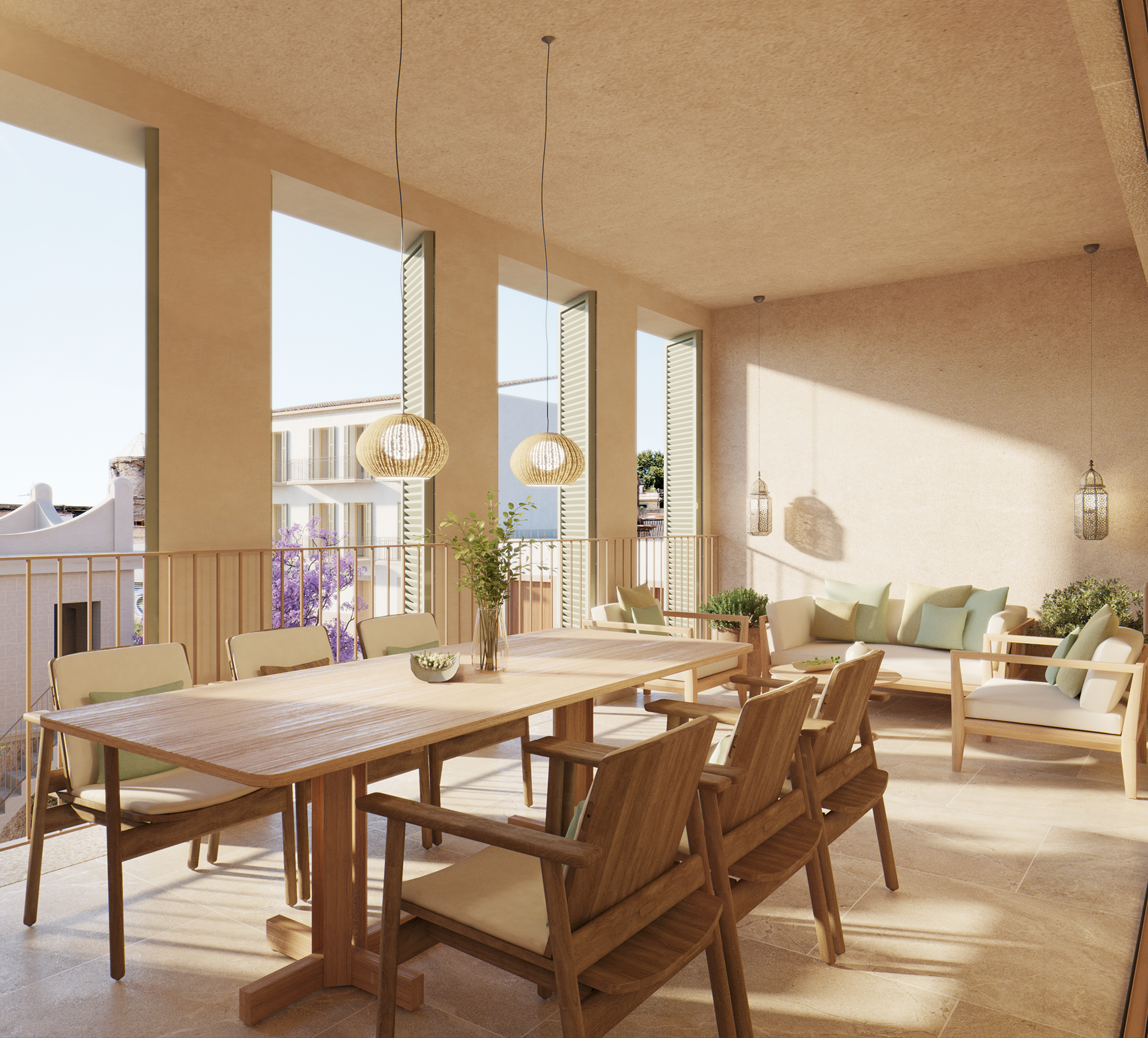  Contemporary flat with sea views, pool, and private garden in Palma - 物件實景