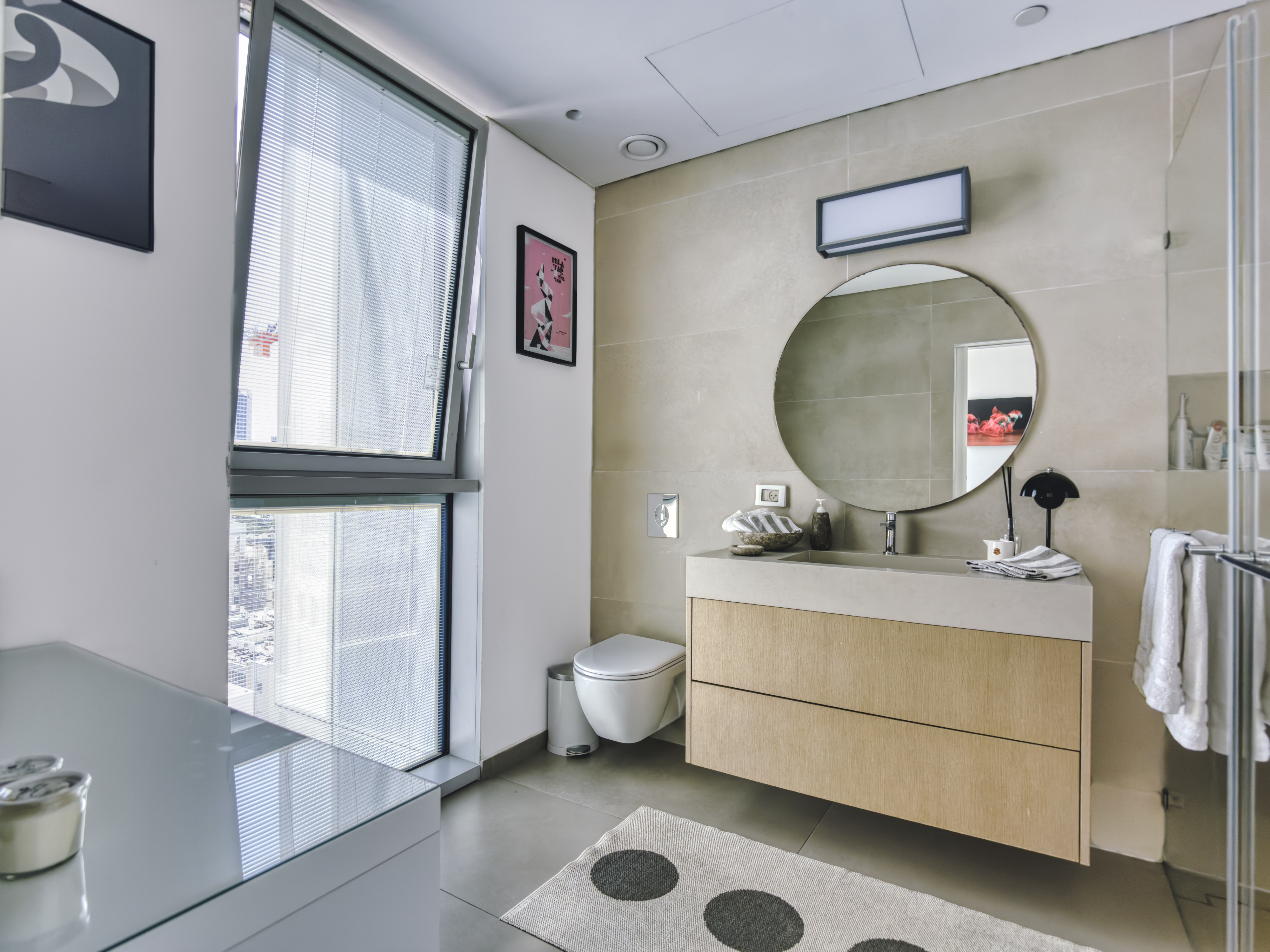  Designer Apartment with Panoramic Urban Views at Beit Lessin Tower - 物件實景