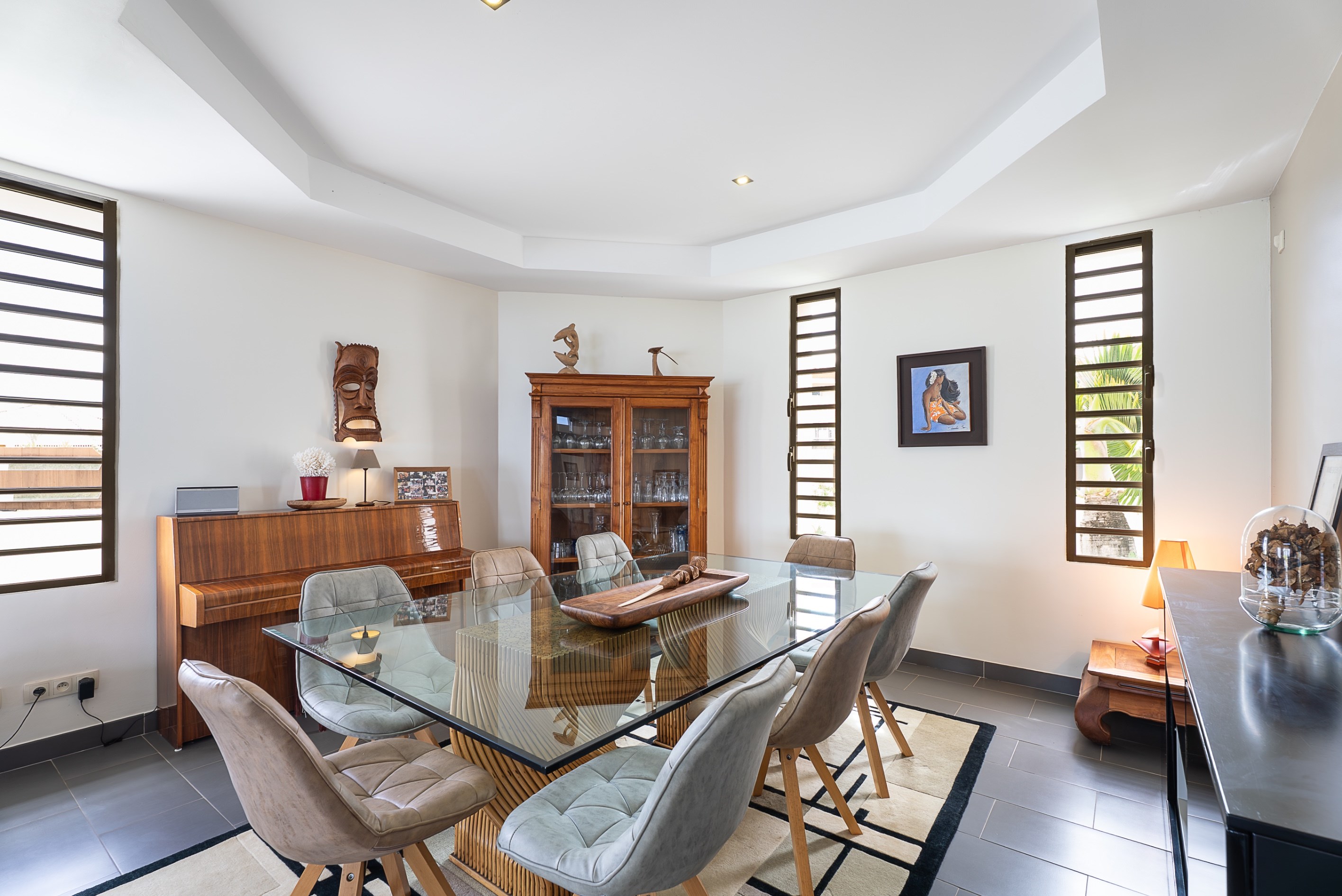  Tahiti - Punaauia - Exceptional contemporary villa with 180° views of Moorea an… - 物件實景
