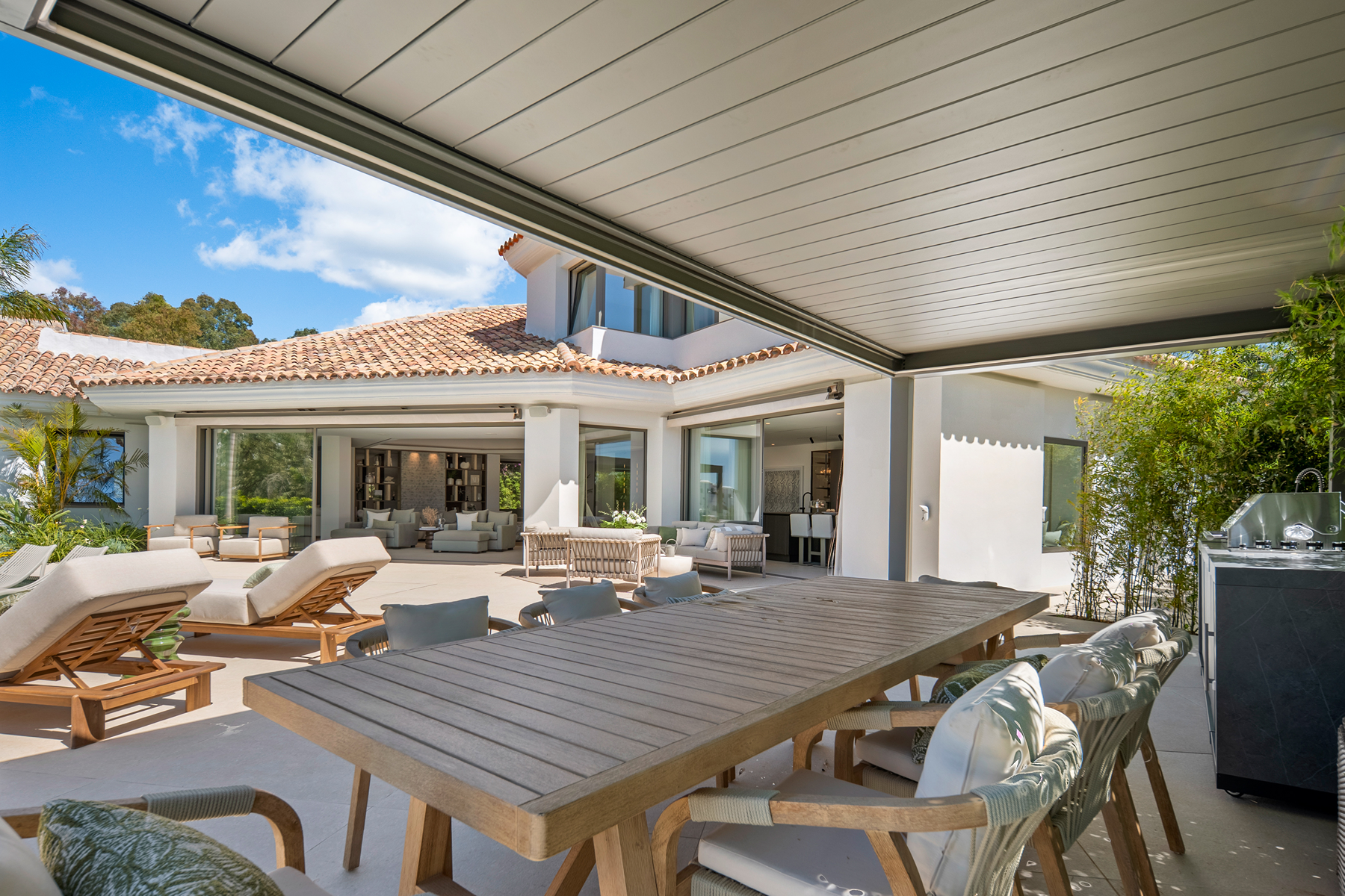 Contemporary Mediterranean villa with sea views in La Quinta - 物件實景