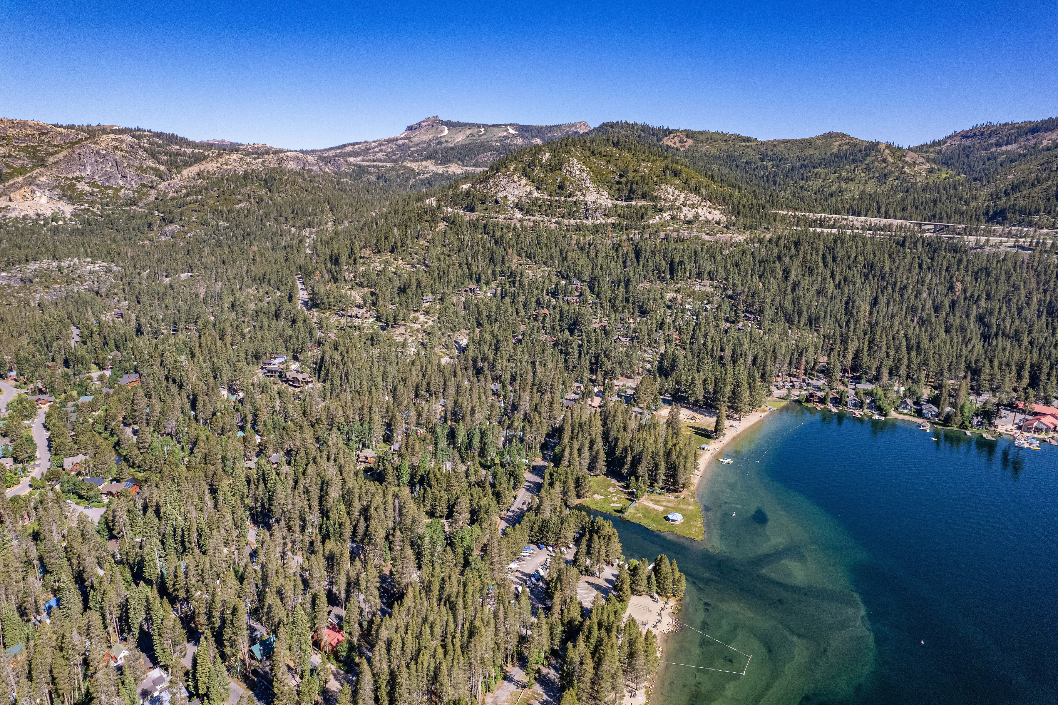  Rare sunny, flat parcel across from Donner Lake