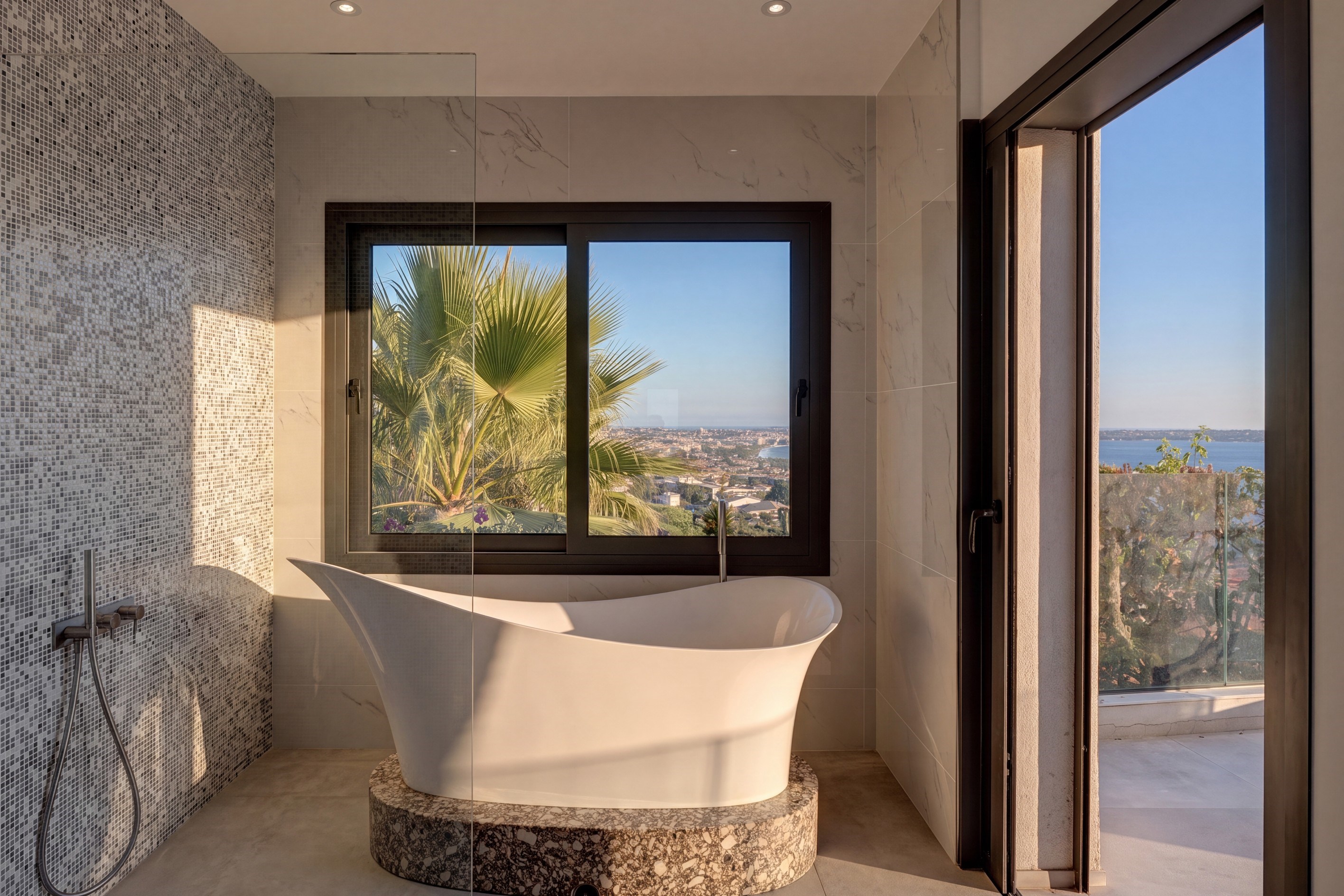  Renovated contemporary villa with panoramic sea views to Cap d