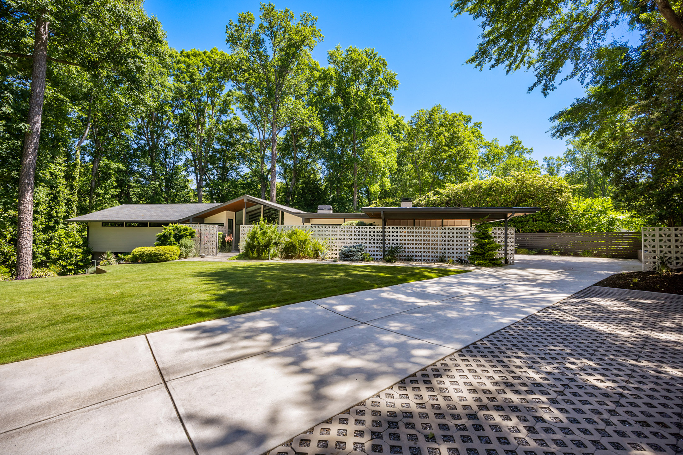  Extraordinary Mid-Century Modern Residence in Buckhead - 物件實景