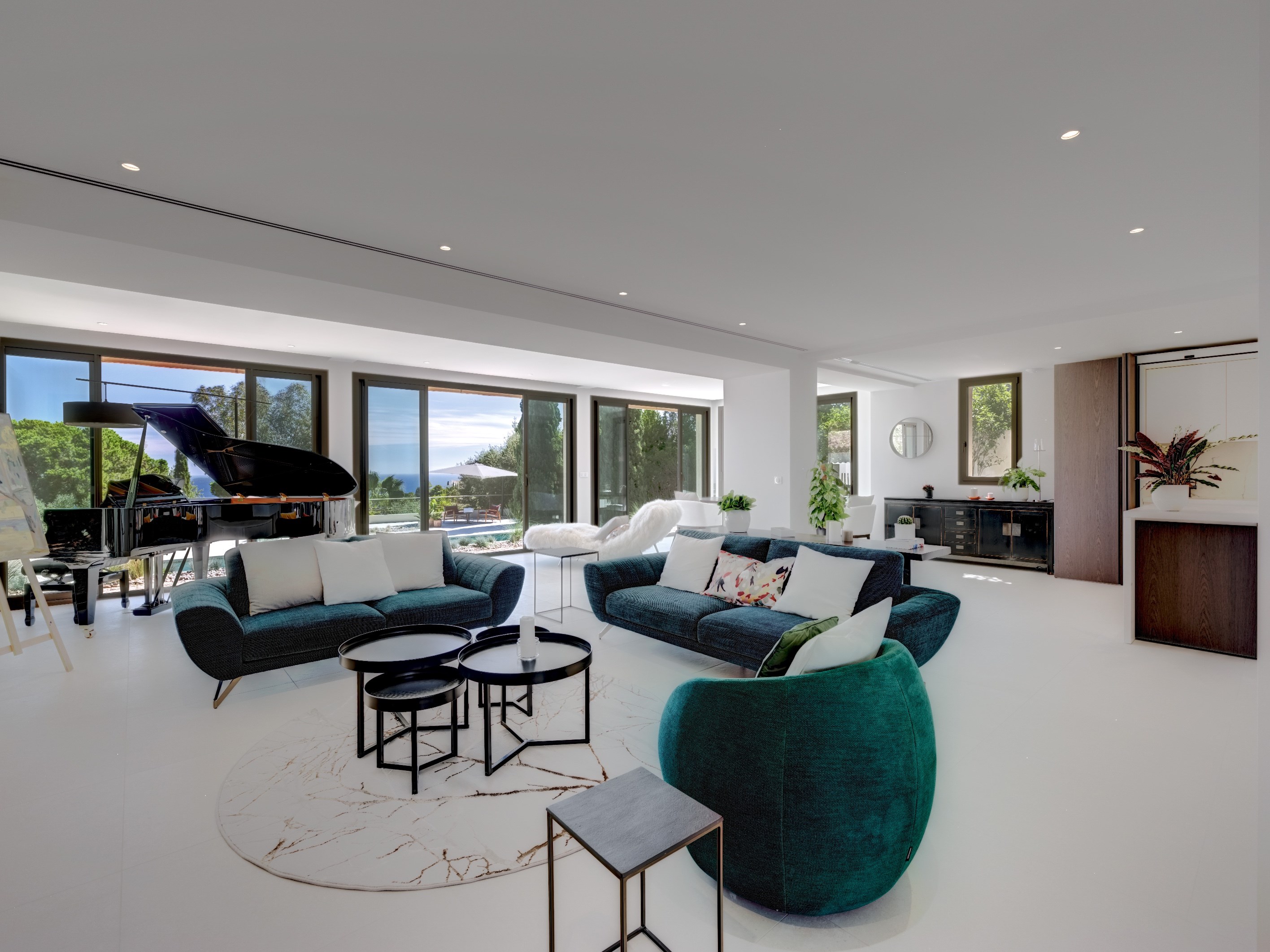  Renovated villa with sea view for sale in Super Cannes Vallauris - 物件實景