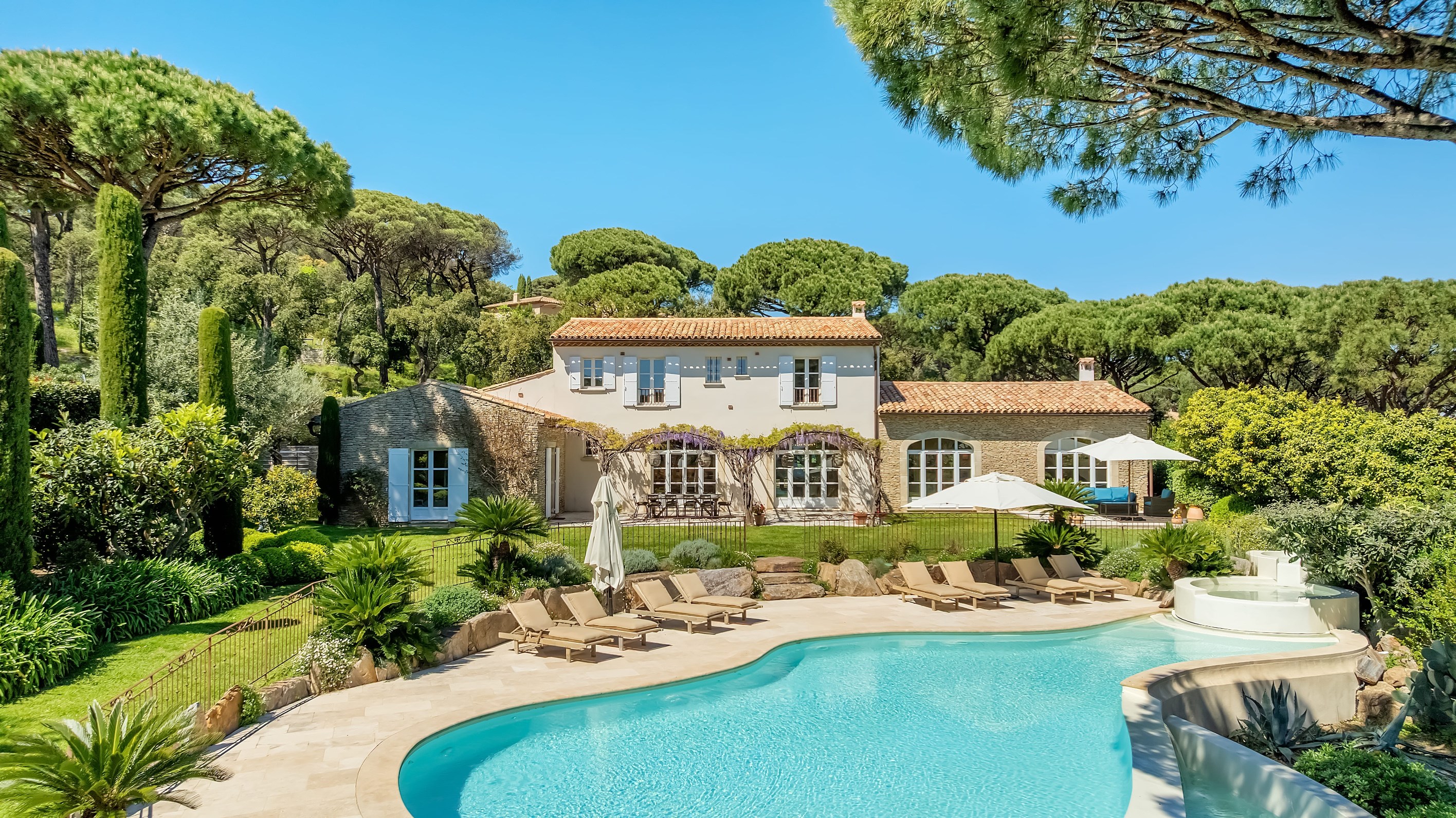  Ramatuelle, luxury property with sea view on one hectare near Pampelonne beach - 物件實景