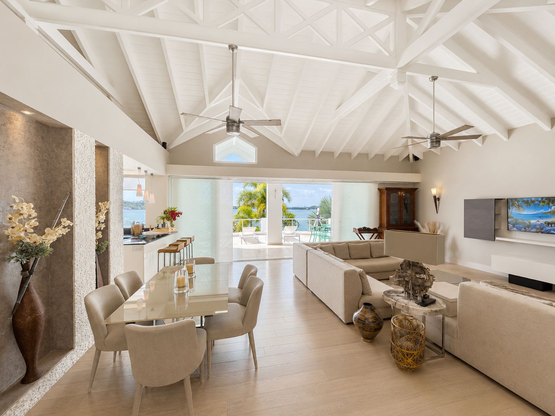  Elegant Villa with Lagoon and Caribbean Sea Views – Maho, Sint Maarten - 物件實景