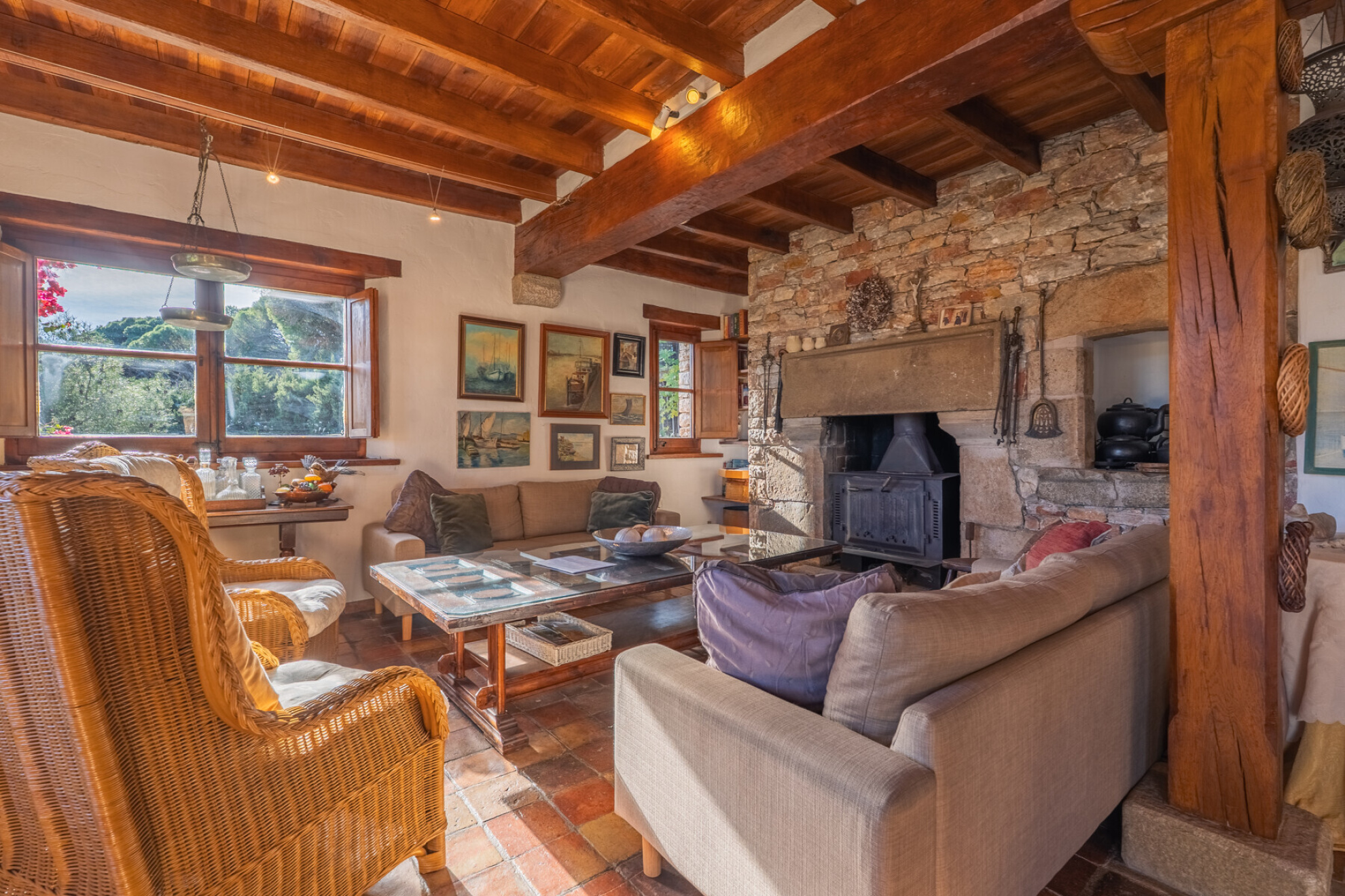  Unique property with sea views in Sa Riera, Begur - 物件實景