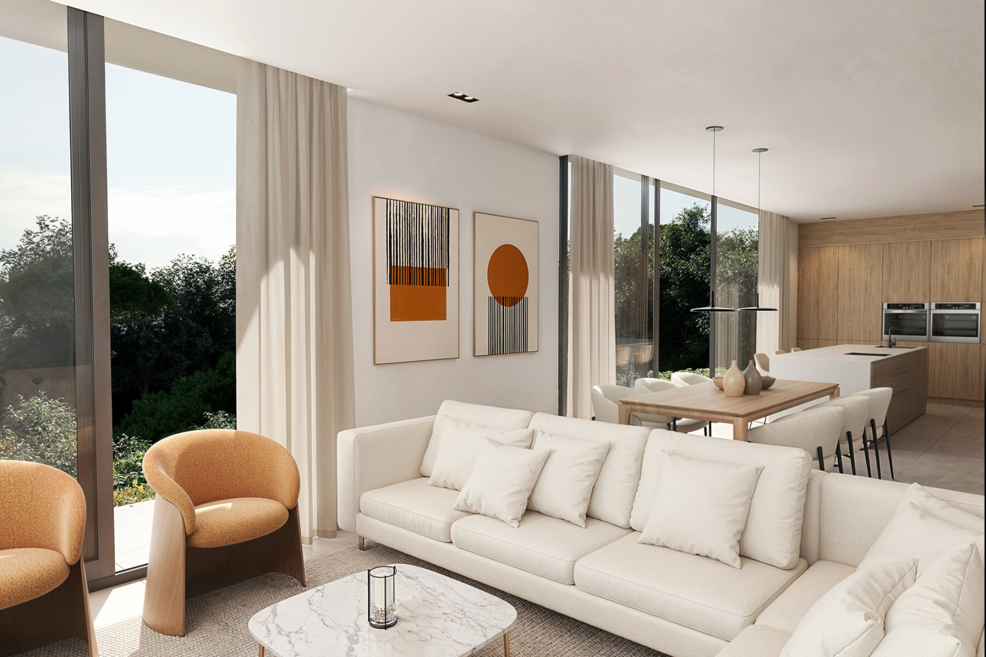  Newly built house with beautiful panoramic views of the mountains in Begur - 物件實景